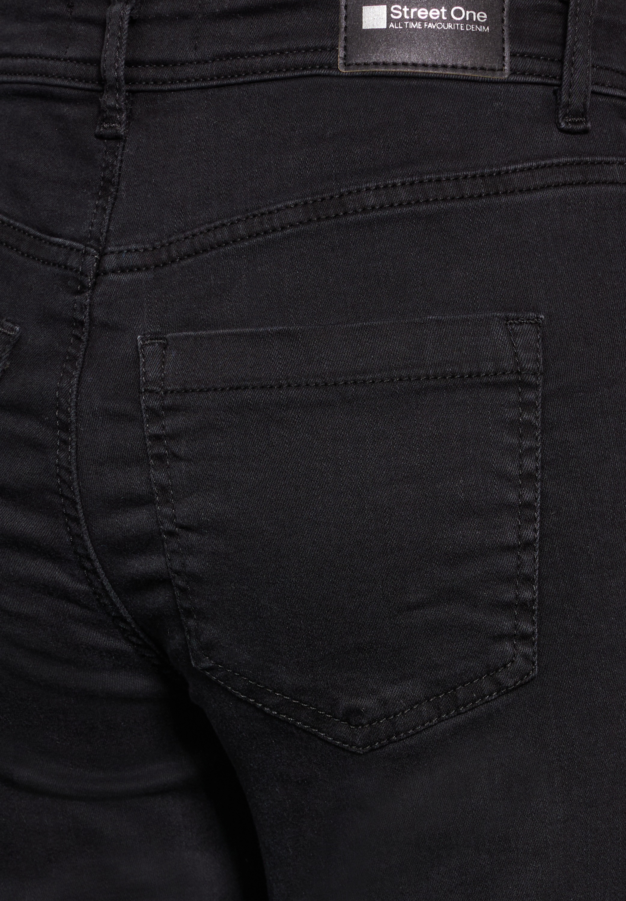 STREET ONE Comfort-fit-Jeans, High Waist
