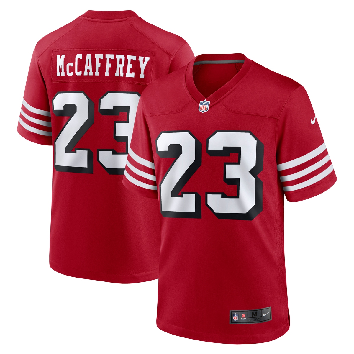Nike Footballtrikot "Nike Trikot San Francisco 49ers Nike Alt. Mccaffrey 23"
