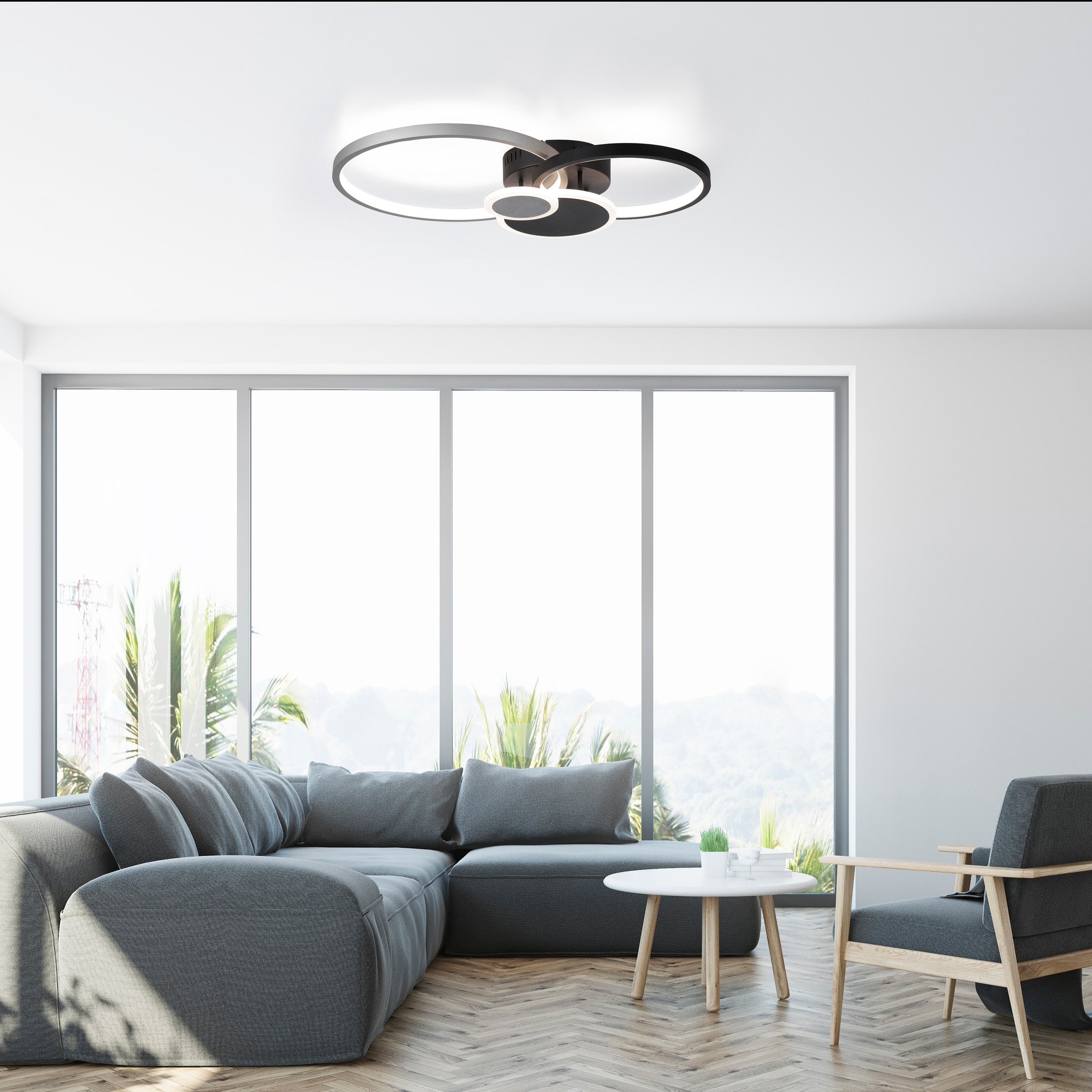 JUST LIGHT Deckenleuchte »PAPILON«, 1 flammig, Leuchtmittel LED-Board | LED fest integriert, LED