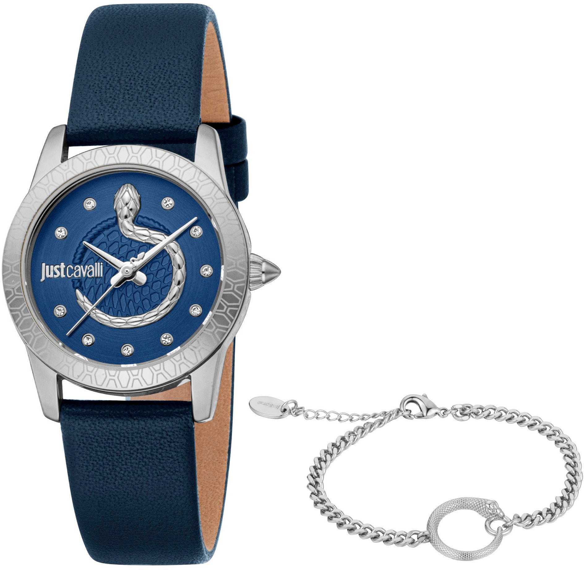 Just Cavalli Time Quarzuhr »Snake« (Set 2 dalys su passe...
