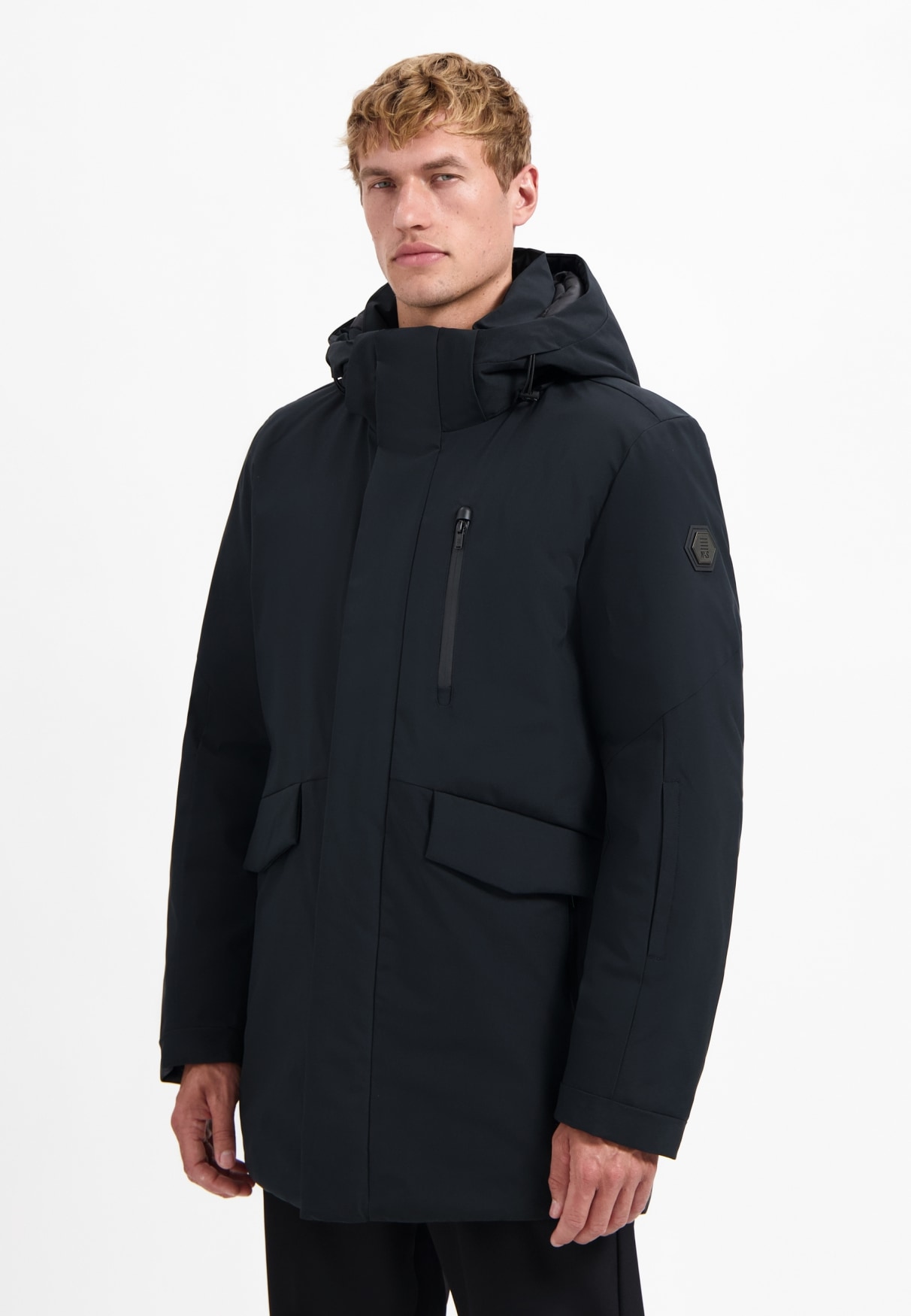 NO EXCESS Parka "No Excess Langer Parka mit Kapuze" günstig online kaufen