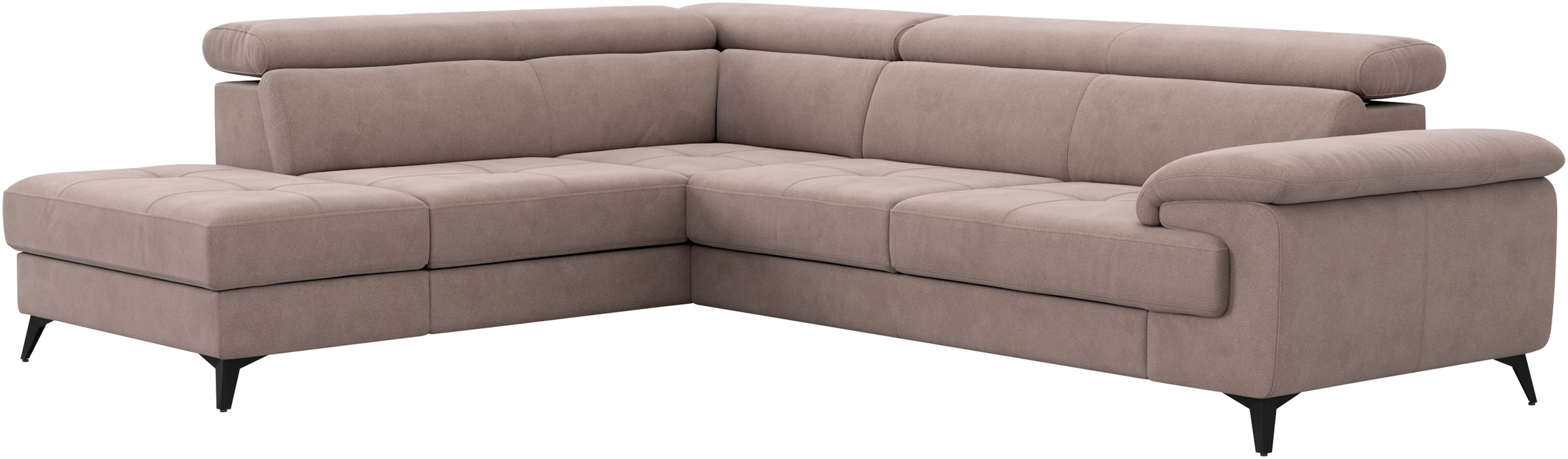 Thumbnail - COTTA Ecksofa "Astra L-Form, Breite 286 cm" inkl. Kopfteilverstellung, wahlweise mit Bettfunktion und Bettkasten