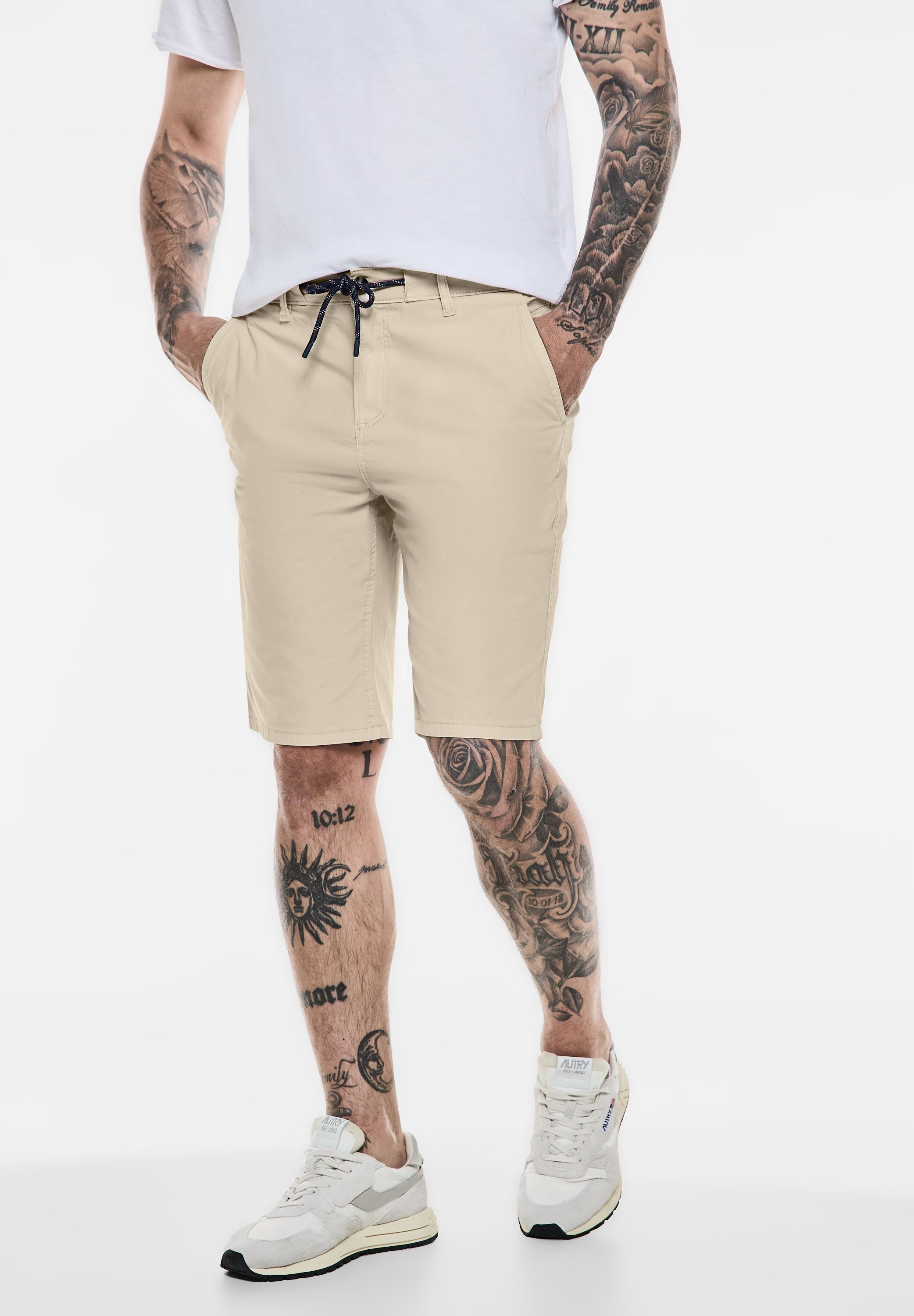 STREET ONE MEN Shorts, mit Tunnelzugband