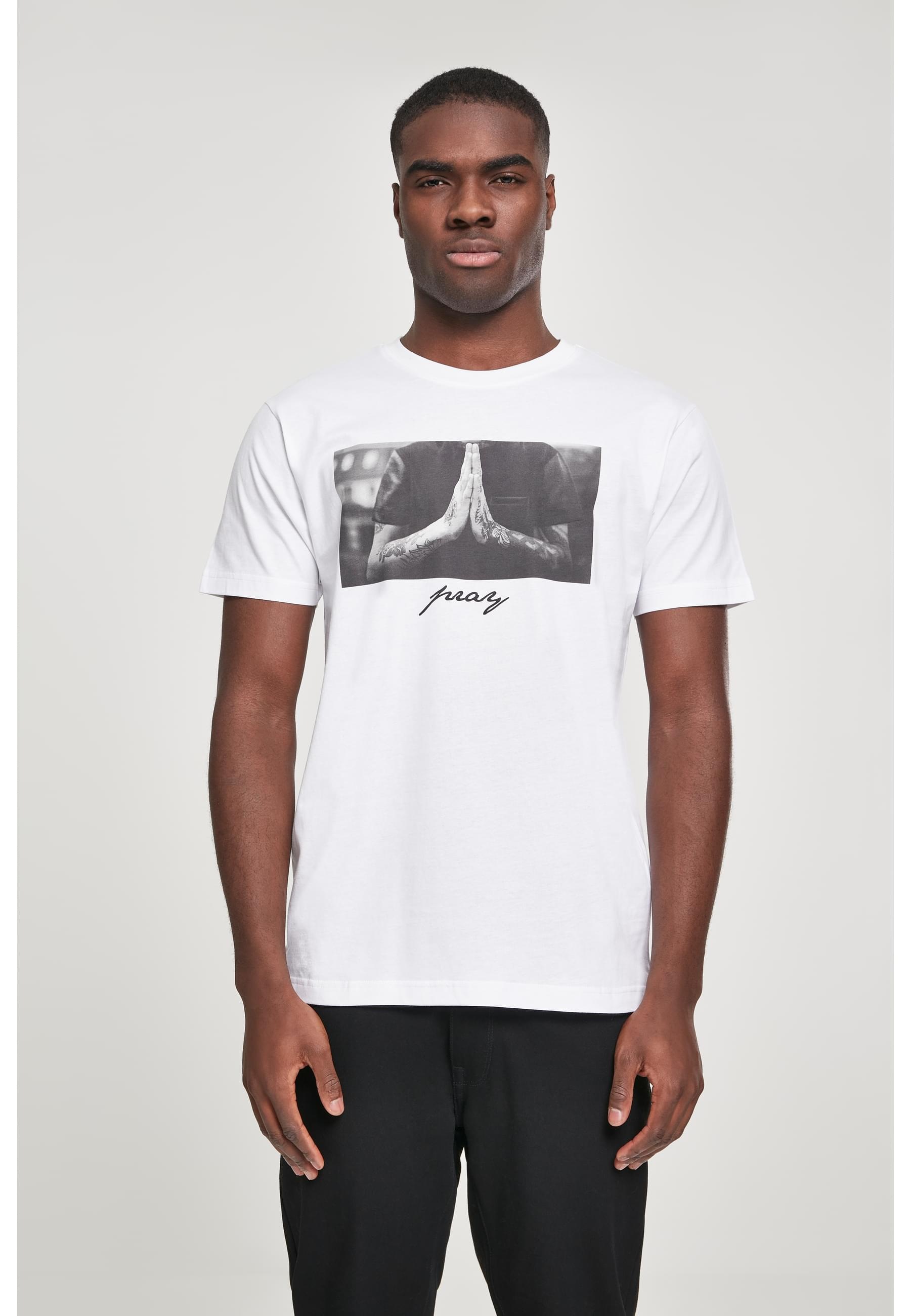 MisterTee T-Shirt »MisterTee Herren Pray Tee«, (1 tlg.)