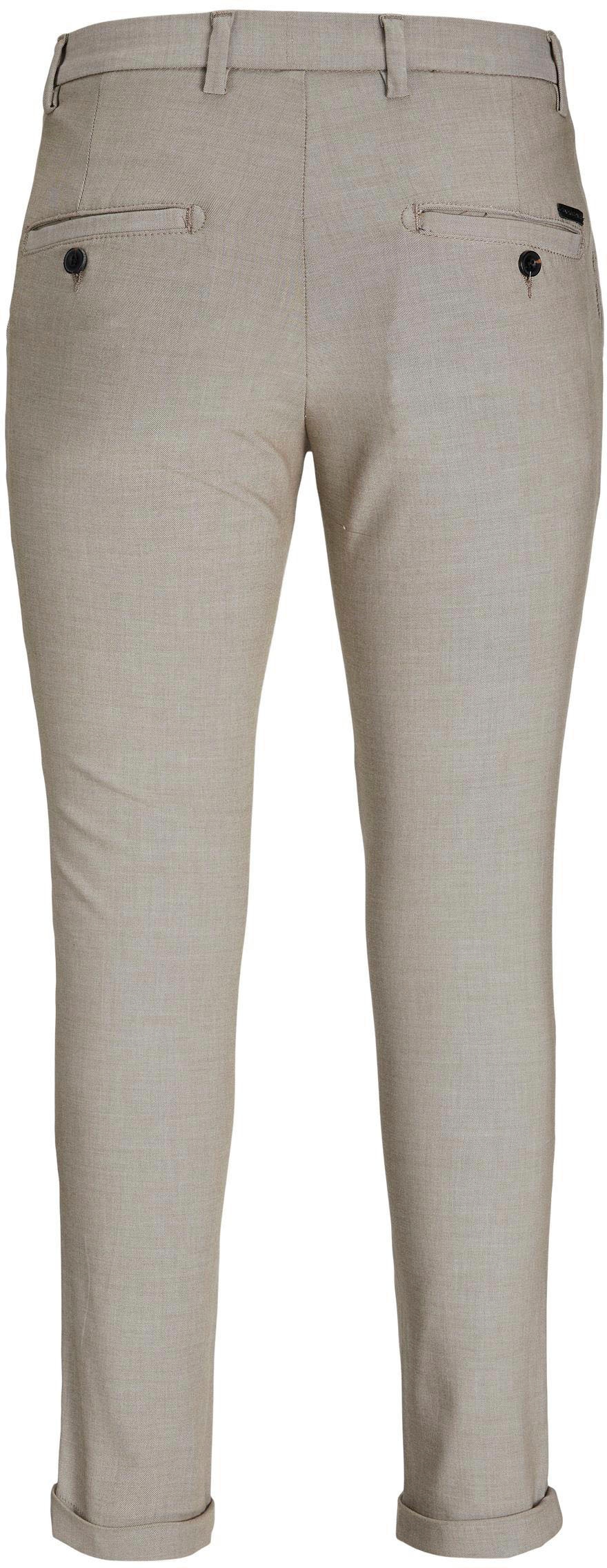 Jack & Jones Herren Chino Hose JPSTMARCO JJCONNOR - Slim Fit Beige Grau günstig online kaufen