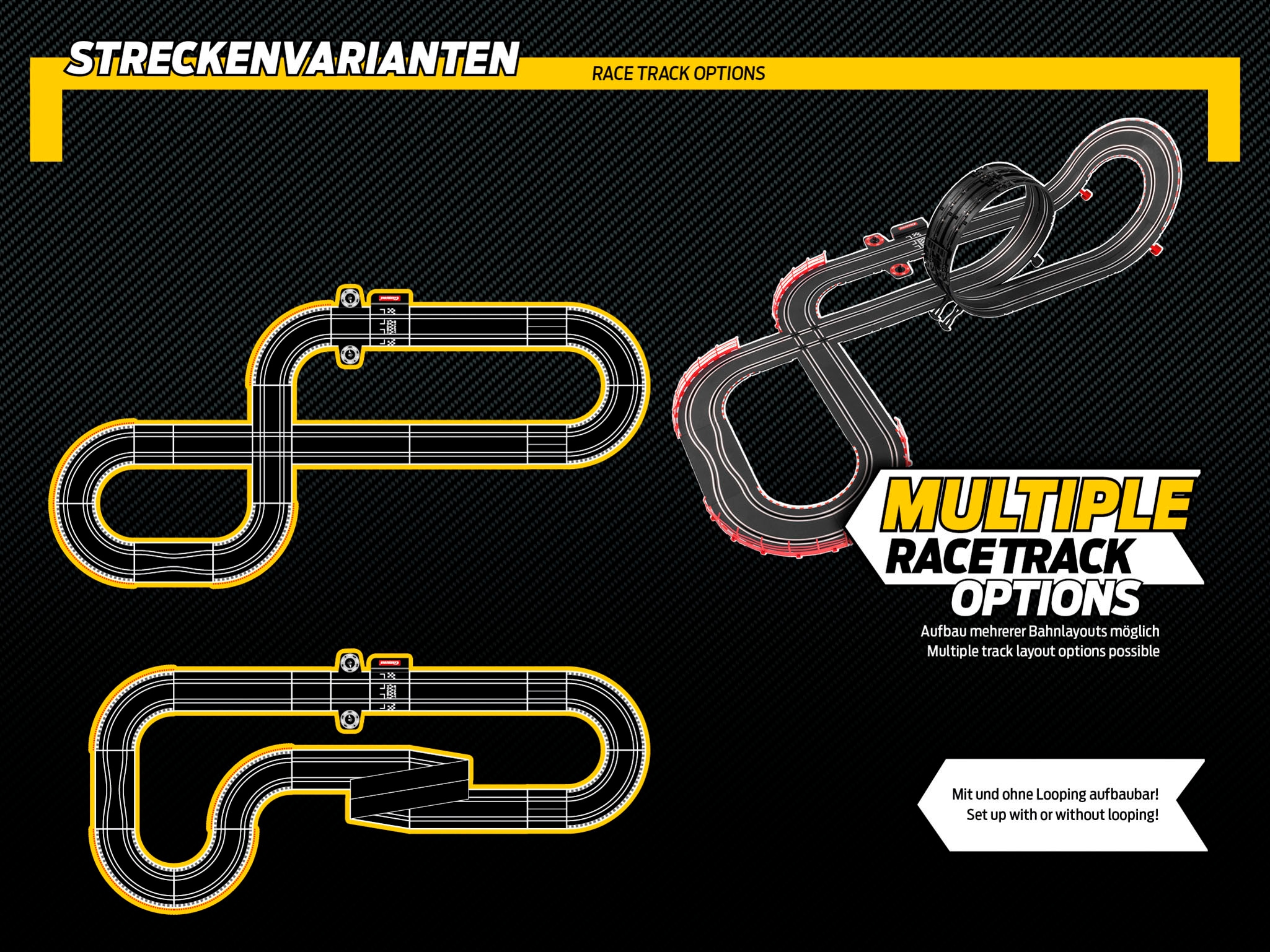 Carrera® Autorennbahn »Carrera GO!!!, Chase n Race«, mit Lichteffekten