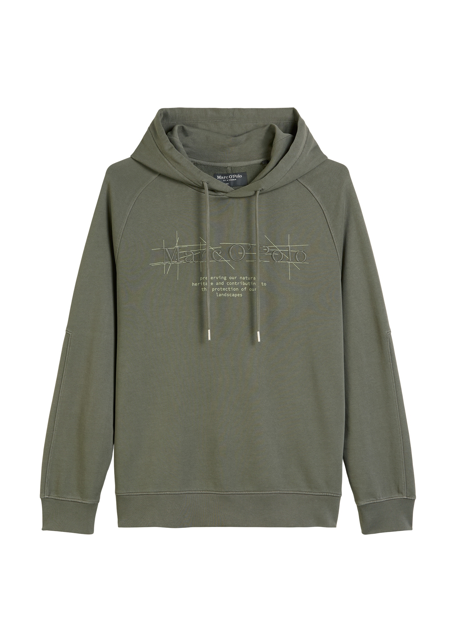 Marc O'Polo Sweatshirt »aus recycelter Baumwolle«