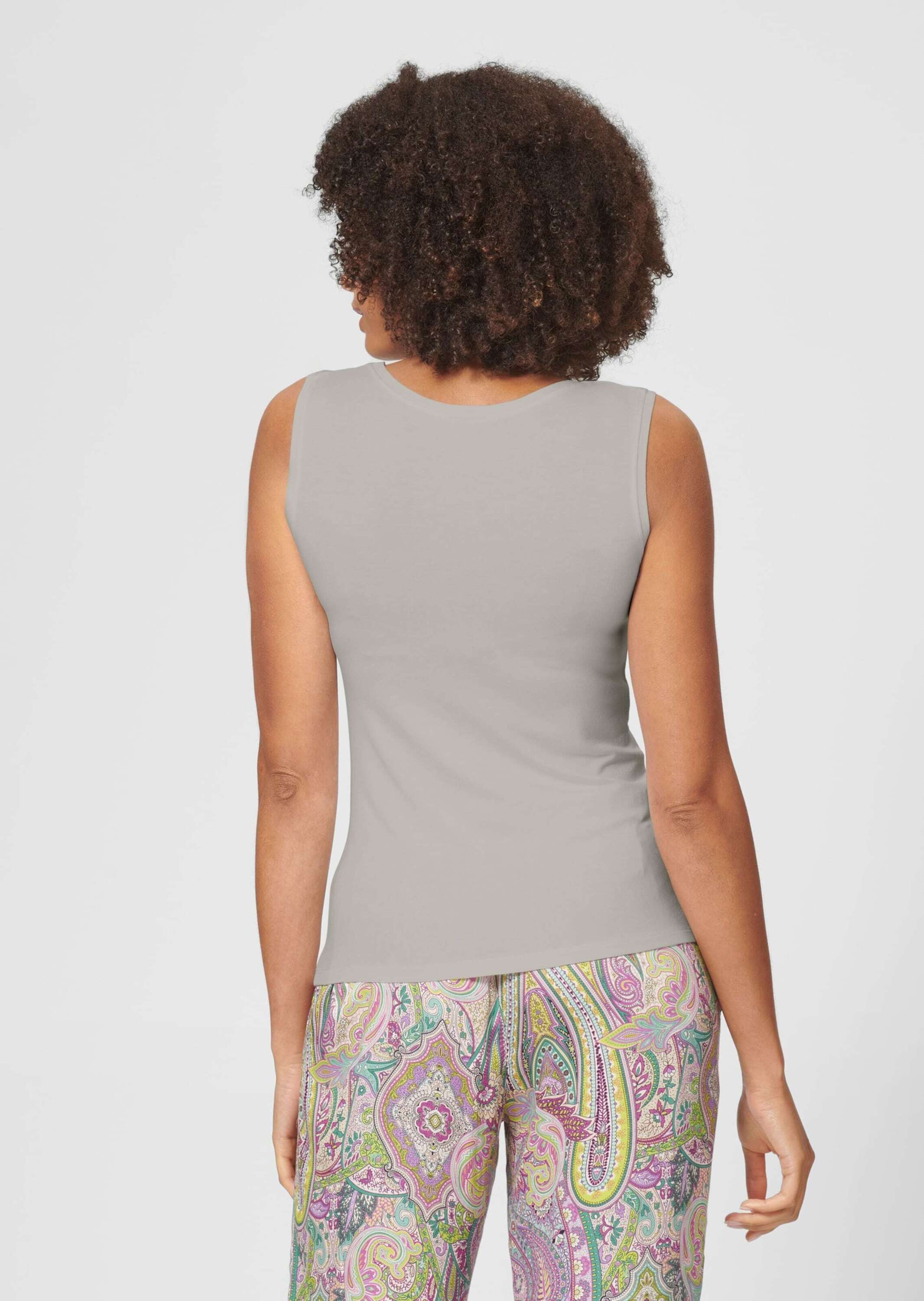 Thumbnail - MADELEINE Trägertop "Tanktop Tanktop mit breiten Trägern" Glatte Jerseyware