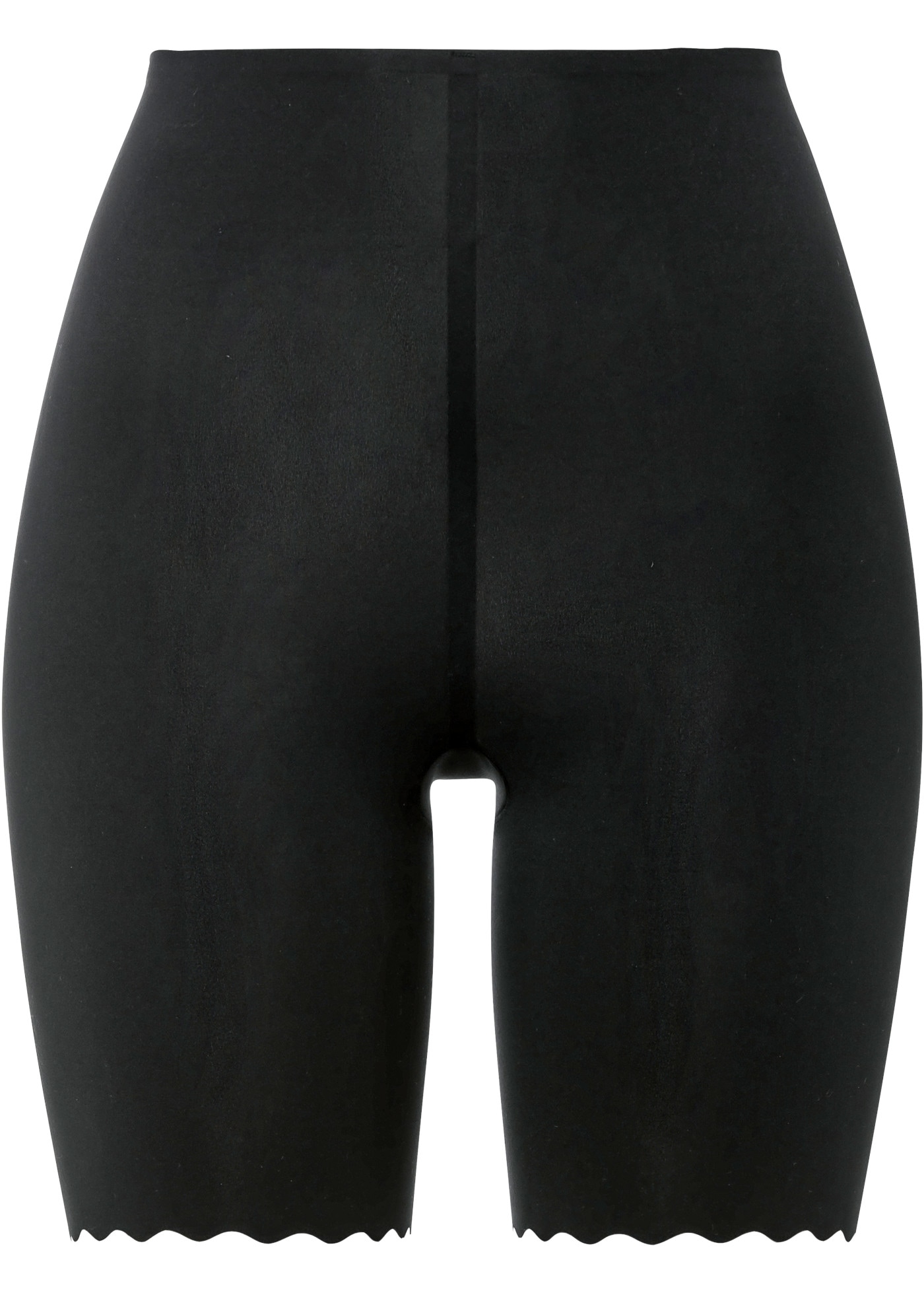 bonprix Lange Unterhose in Radler-Länge, mit Shaping Effekt, gewellter Lasercut Saum