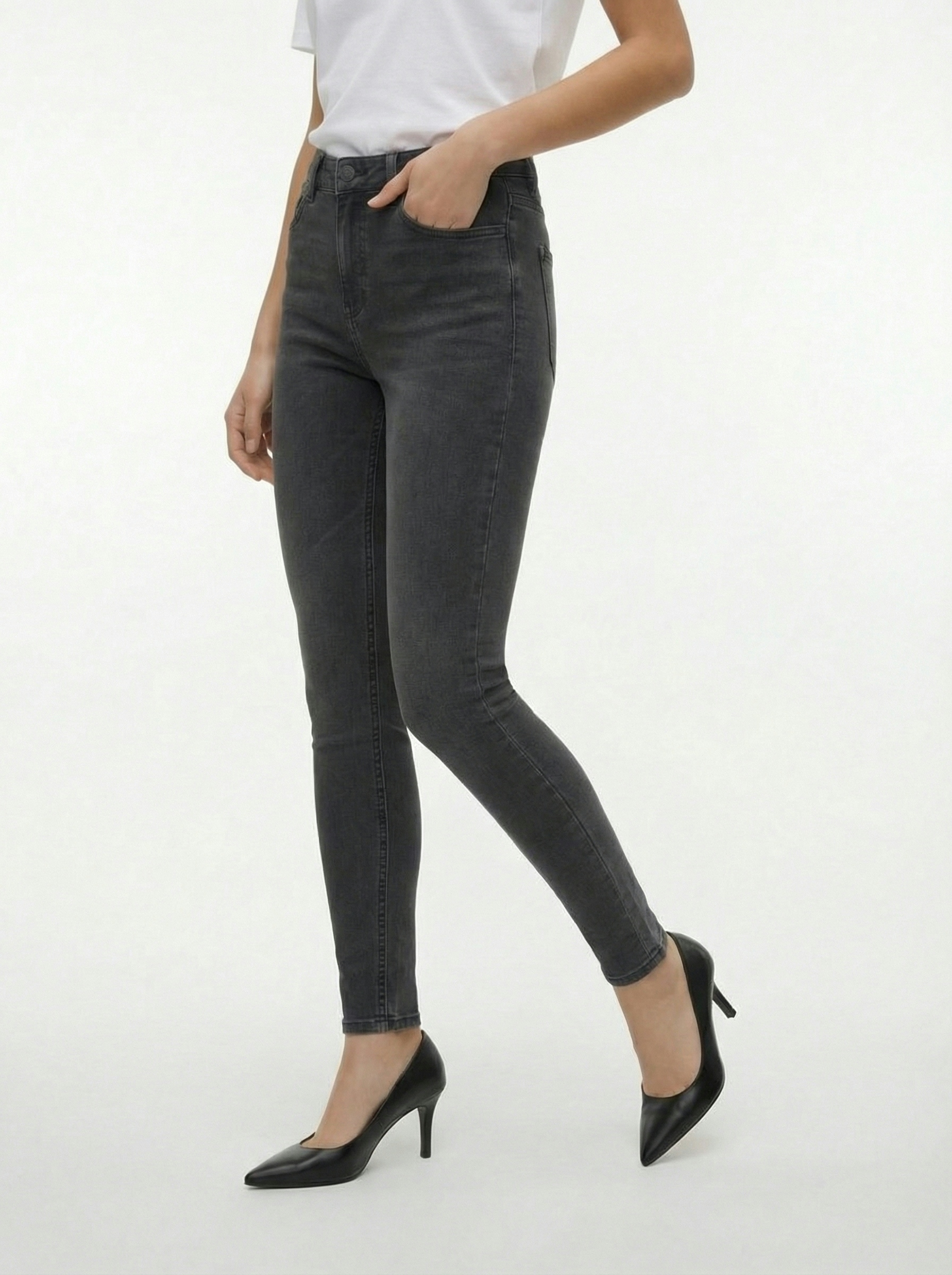 TOPSHOP Skinny-fit-Jeans "TSJONI HR SKINNY DNM JEANS BLW NOOS" Baumwollmischung, skinny fit, high waist
