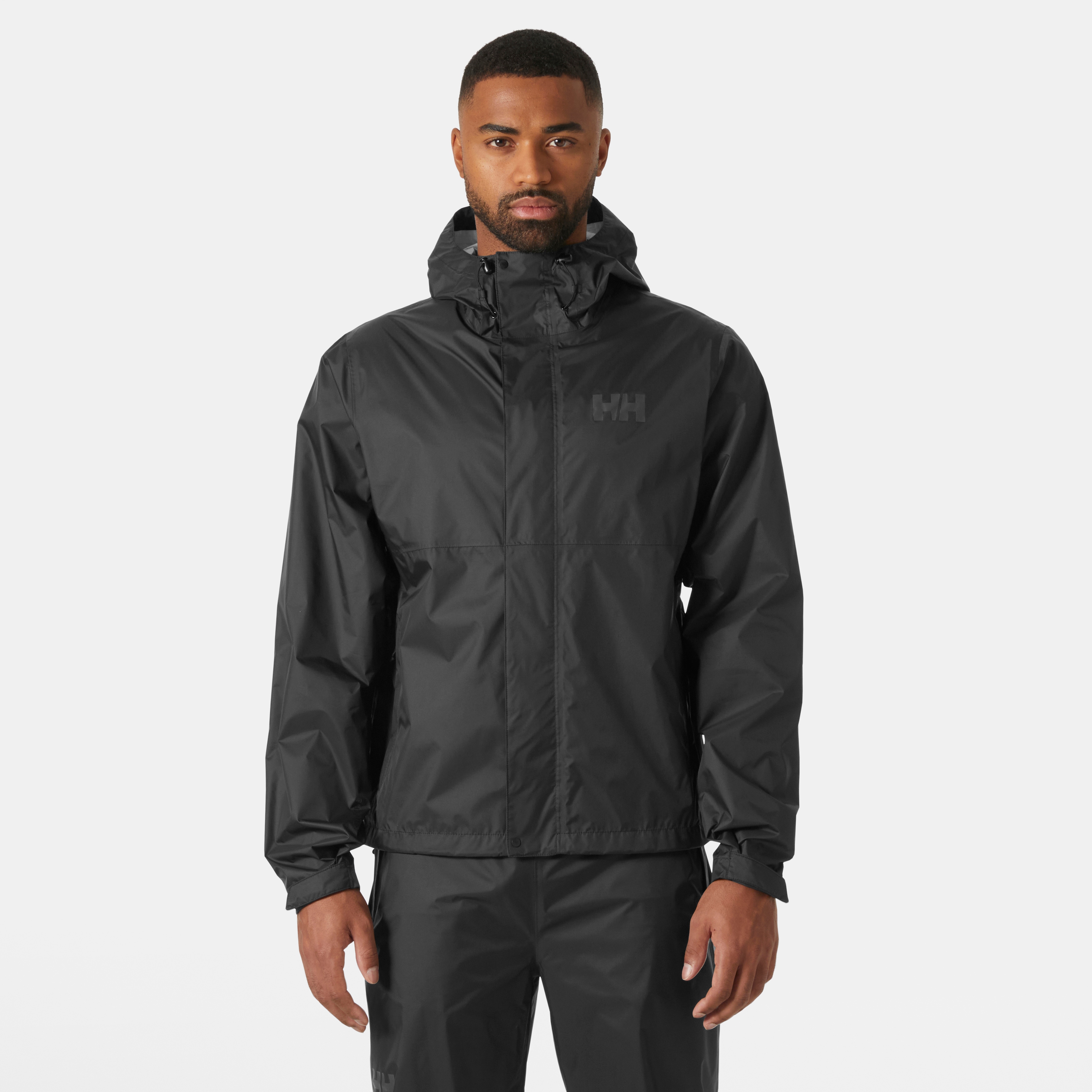 Helly Hansen Regenjacke "LOKE JACKET" mit Kapuze mit Kapuze, wasserdicht, winddicht, atmungsaktiv, po-bedeckende Länge