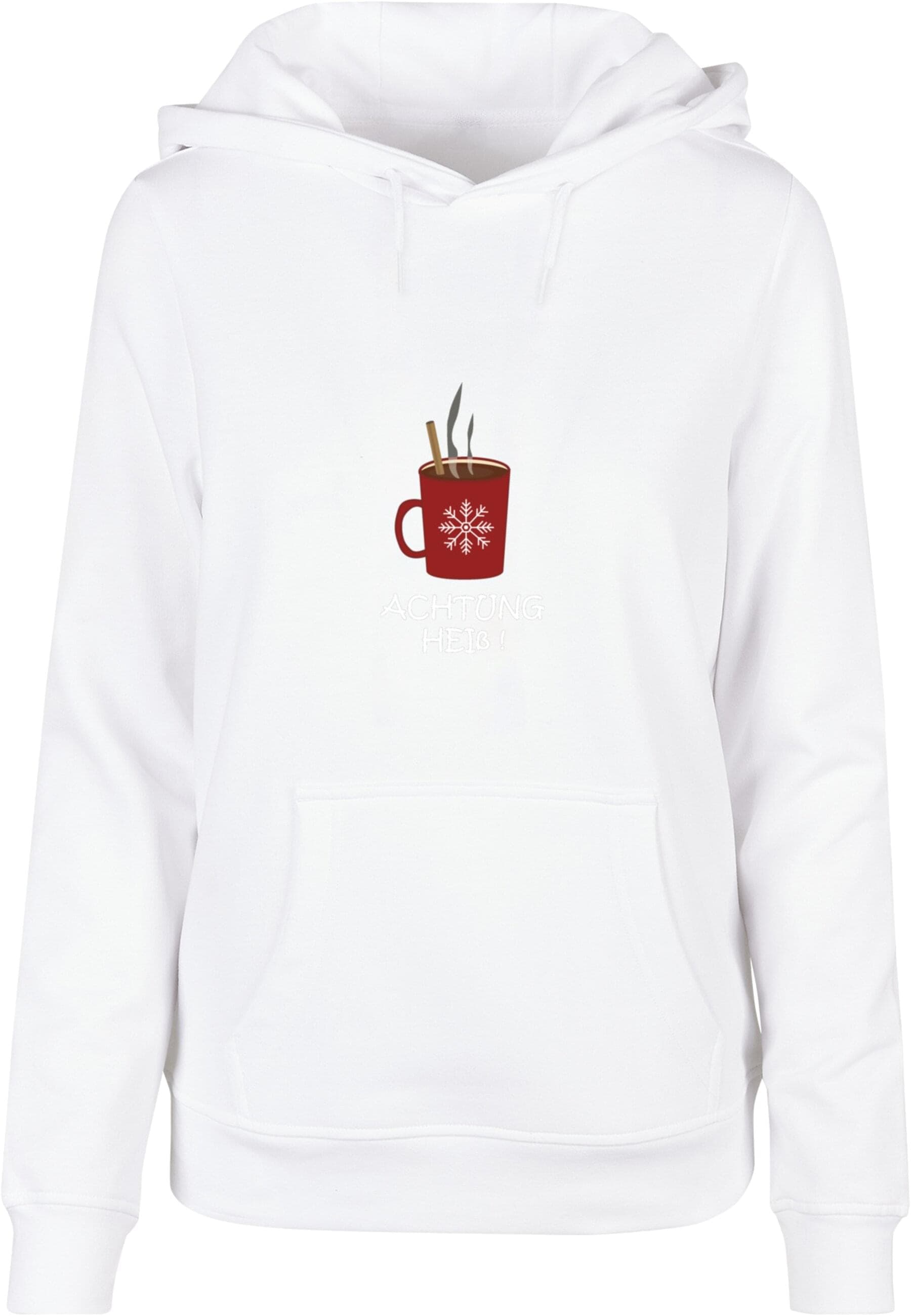 Merchcode Kapuzenpullover "Merchcode Damen Ladies Achtung heiss Basic Hoody günstig online kaufen