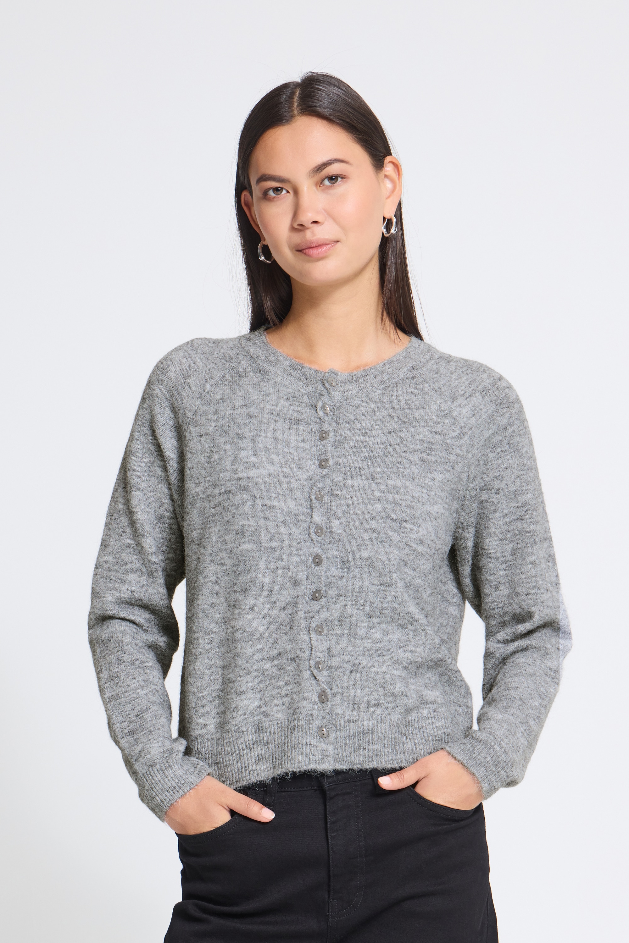 Ichi Strickjacke »Damen Langarm IHSAGE«