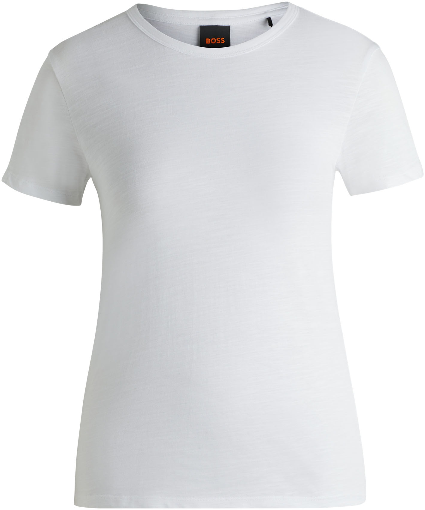 BOSS ORANGE T-Shirt »Esla Premium Damenmode«, mit Rundhalsausschnitt