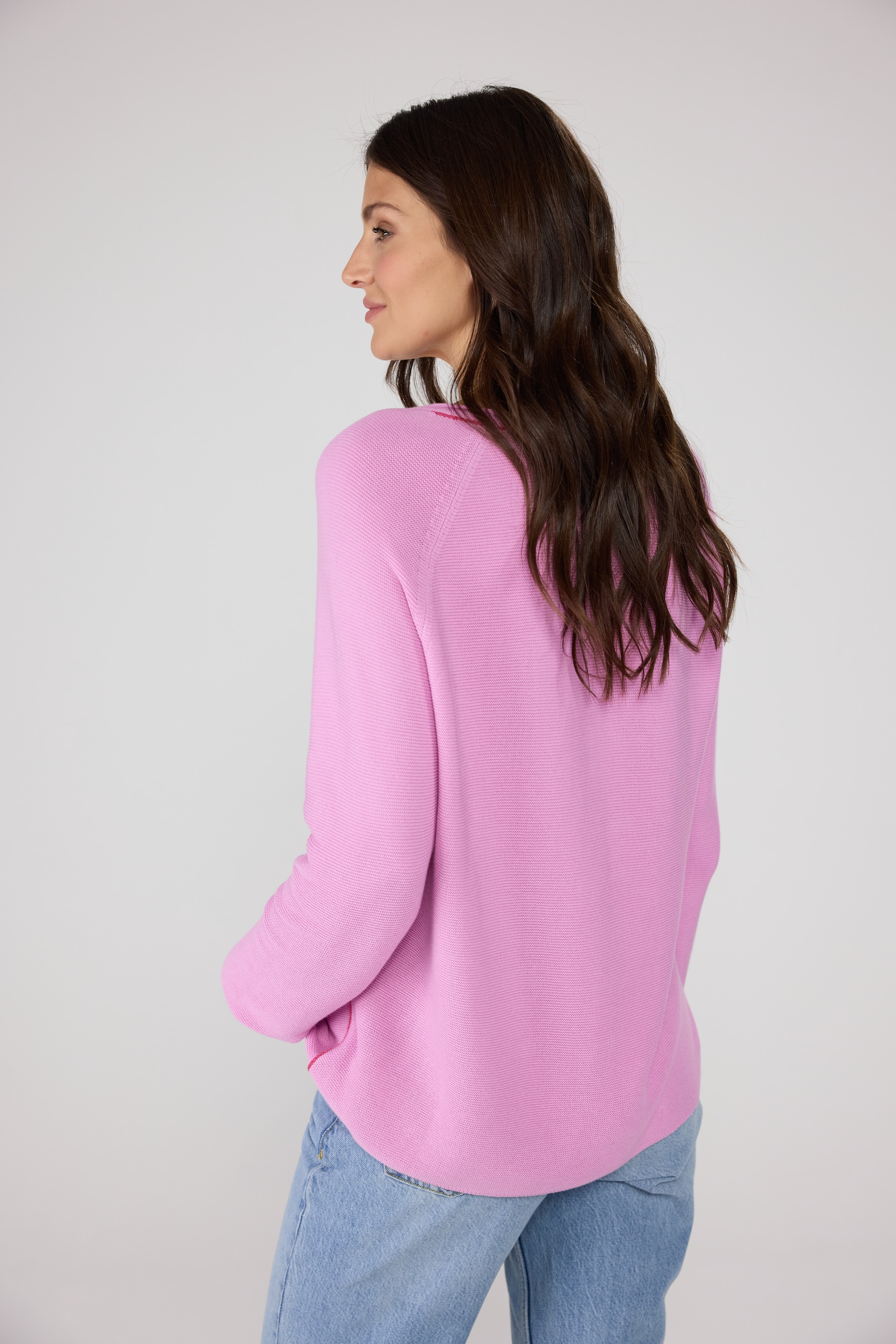 Lieblingsstück Strickpullover »AilaniL« mit Rollkante am Ausschnitt