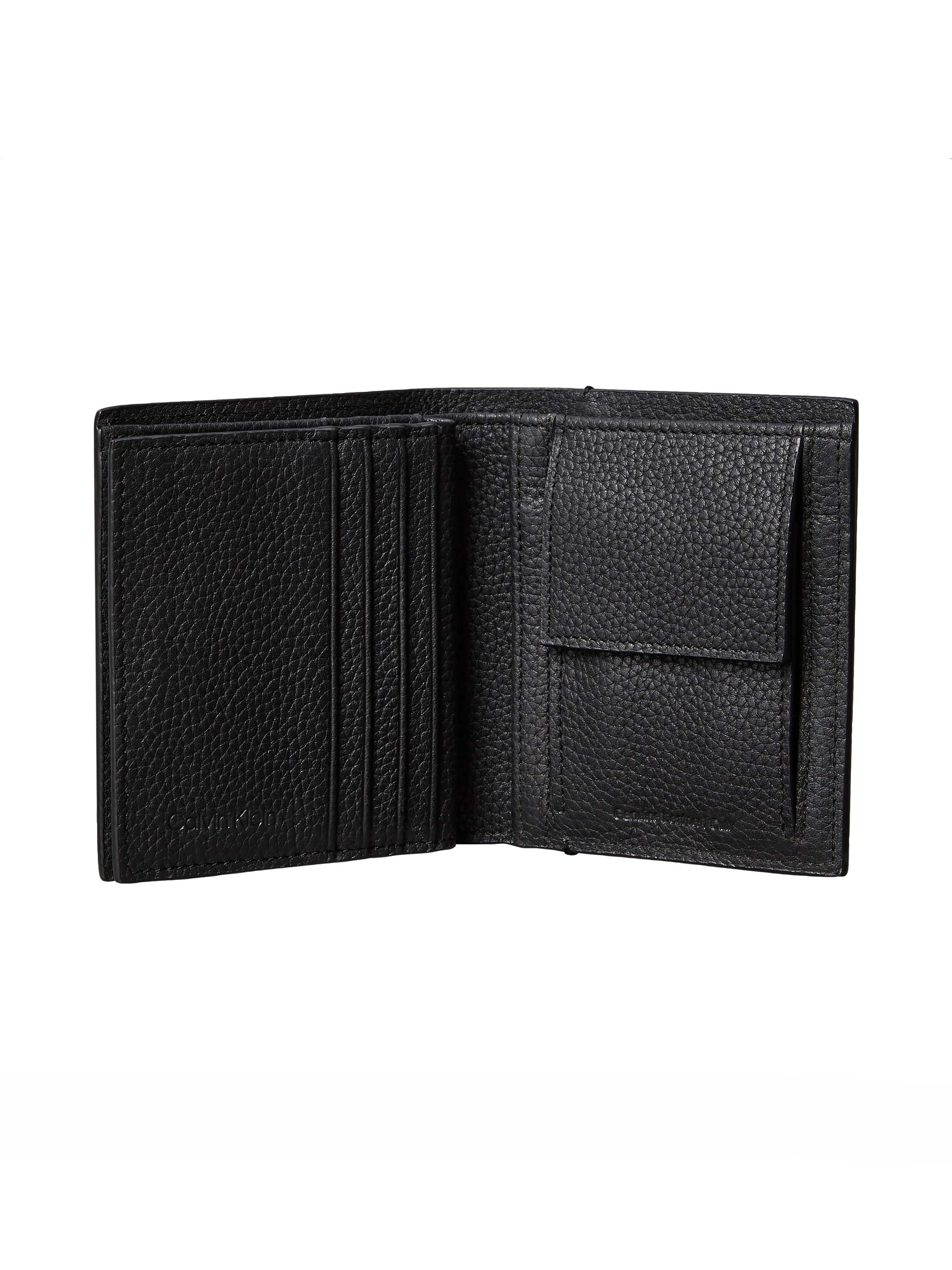 Calvin Klein Geldbörse »FOIL EMBOSS SLIM TRIFOLD w CARD« Geldbeutel, Unisex Portemonnaie mit Logoschriftzug