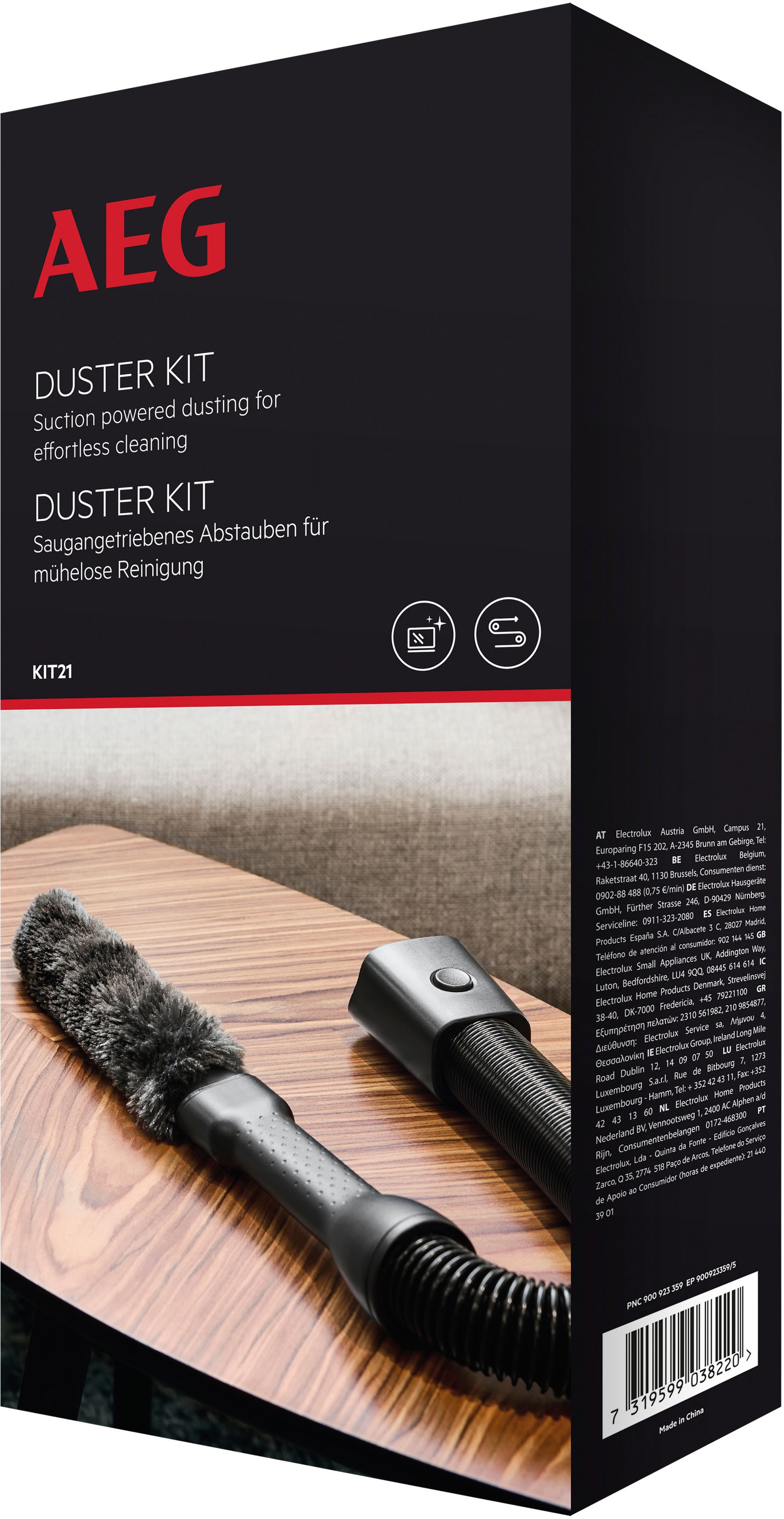 AEG Staubsaugerdüsen-Set "AKIT21" dehnbarer Saugschlauch (58-120 cm) günstig online kaufen