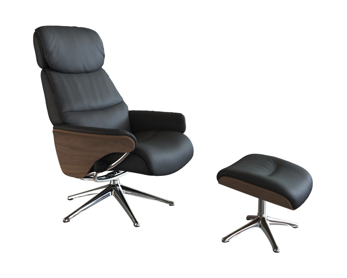 FLEXLUX Relaxsessel "Aarhus, Gepolsterter Funktionssessel, Skandinavisch de günstig online kaufen