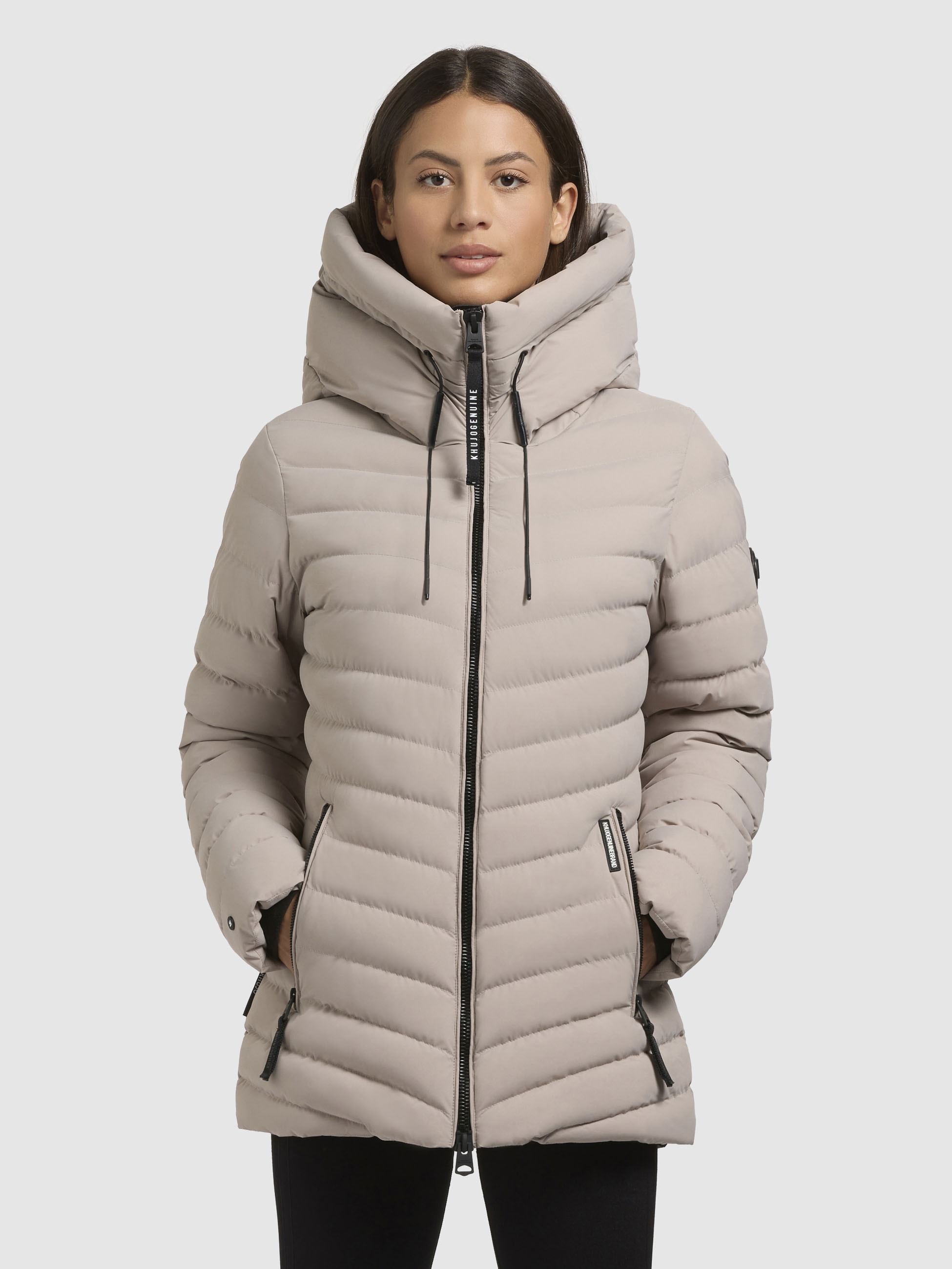 khujo Steppjacke »PACE«, mit Kapuze