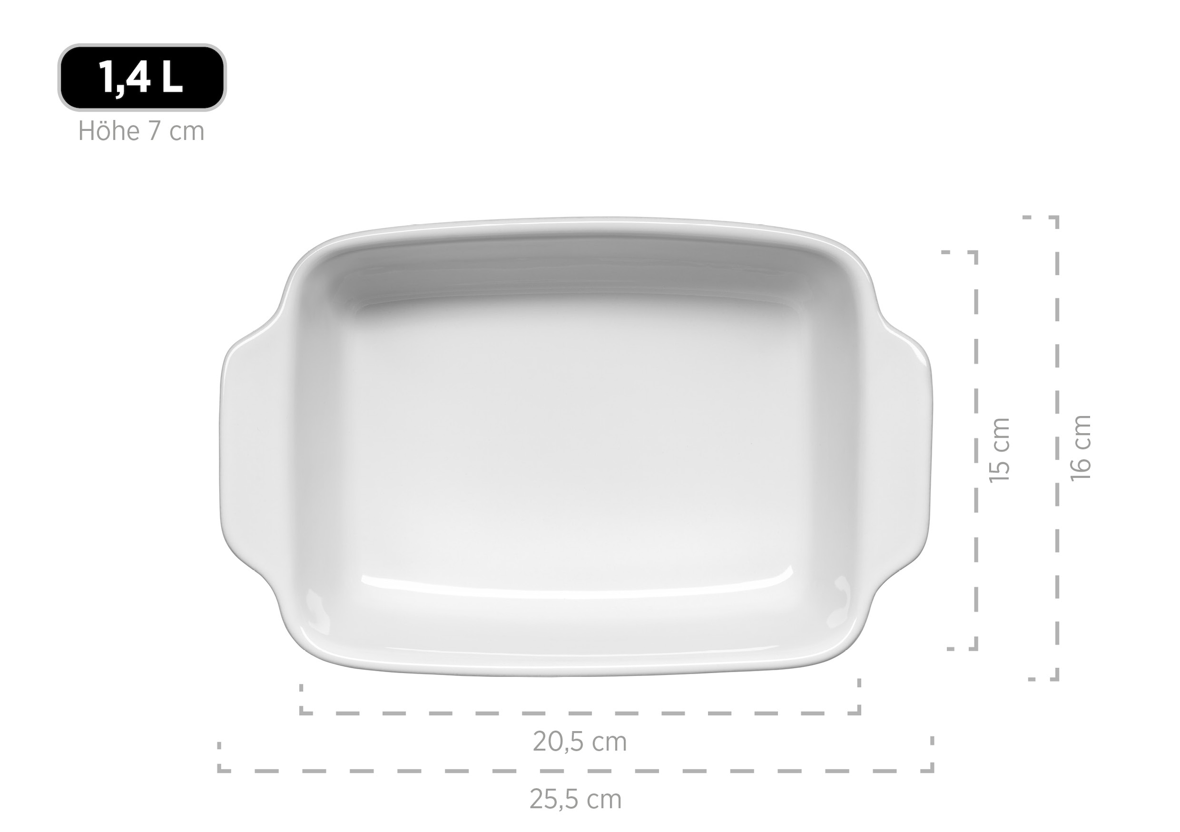 MÄSER Auflaufform »Kitchen Time, rechteckig« Steinzeug 2 Stk. tlg.