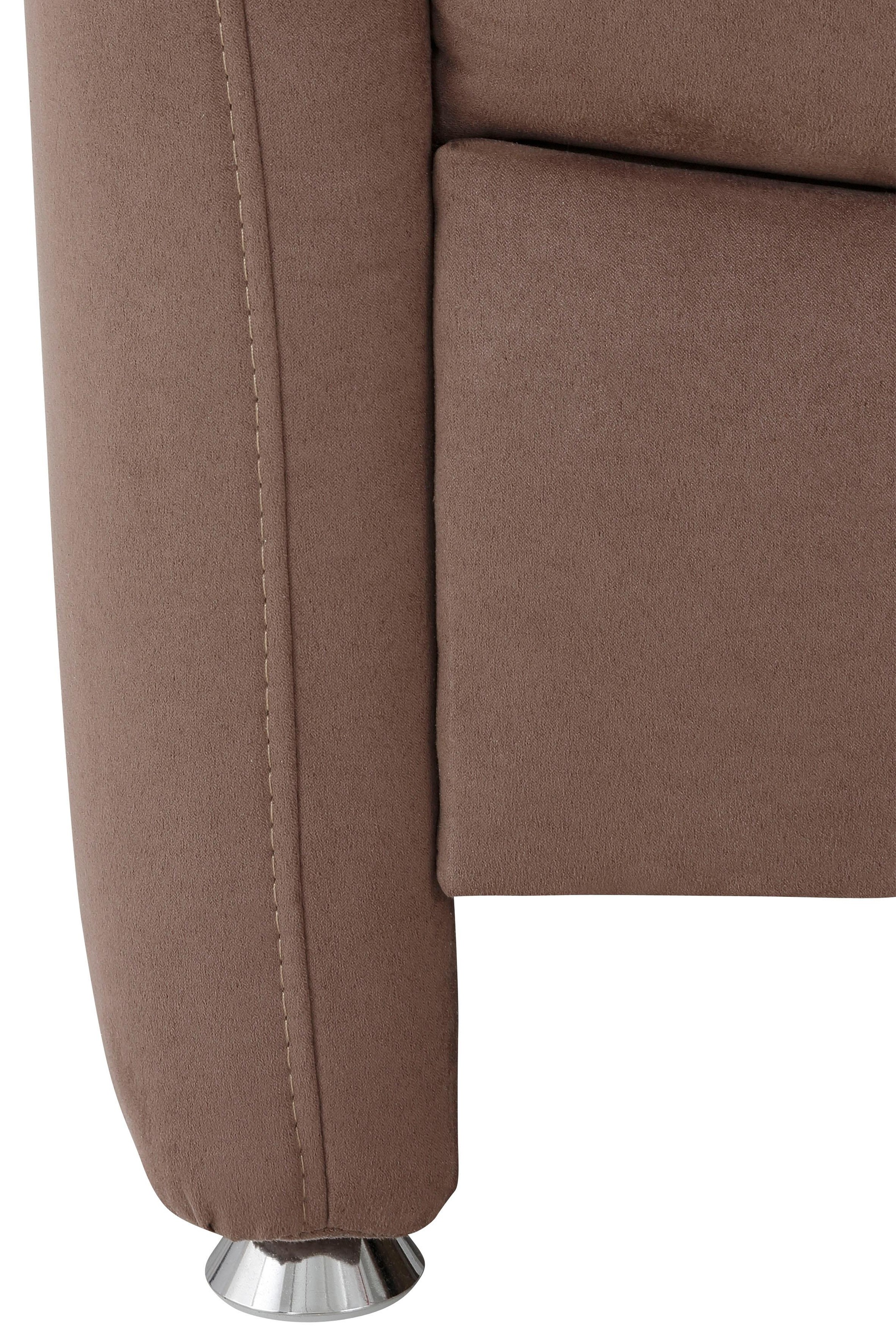 Home affaire Ecksofa »Tahoma L-Form«, mit Armlehnfunktion, wahlweise Bettfunktion, Schublade, Relaxfunktion