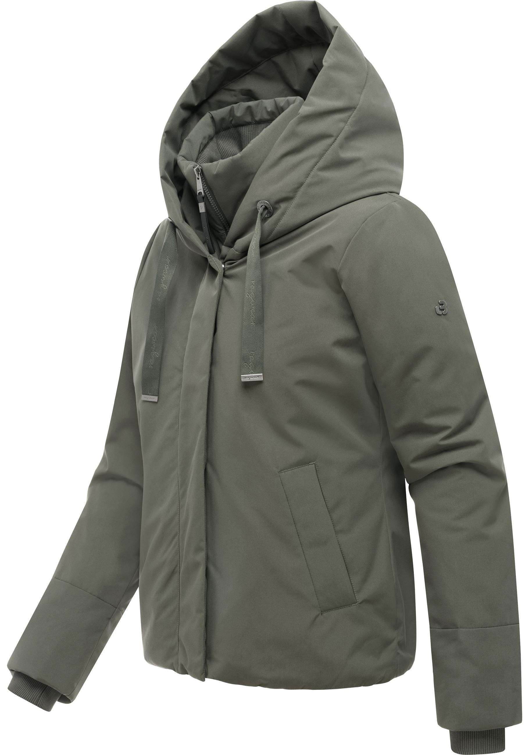 Ragwear Winterjacke »Nattana Y« mit Kapuze Winter Damen Jacke mit verdeckter Frontleiste