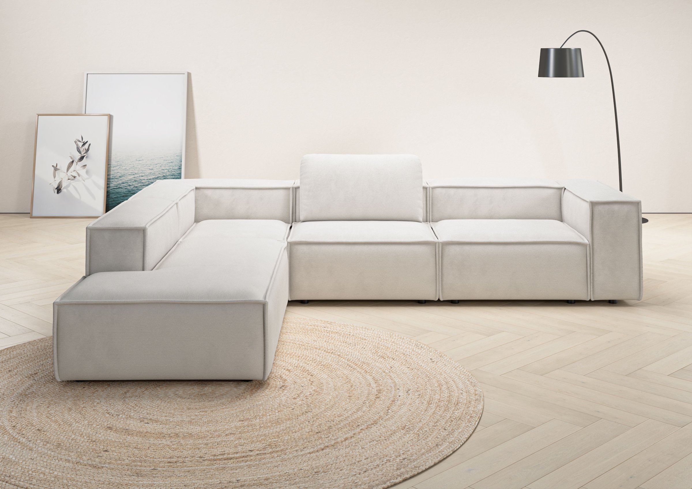 Places of Style Ecksofa "Watertown moderne L-Form", Breite 311 cm günstig online kaufen