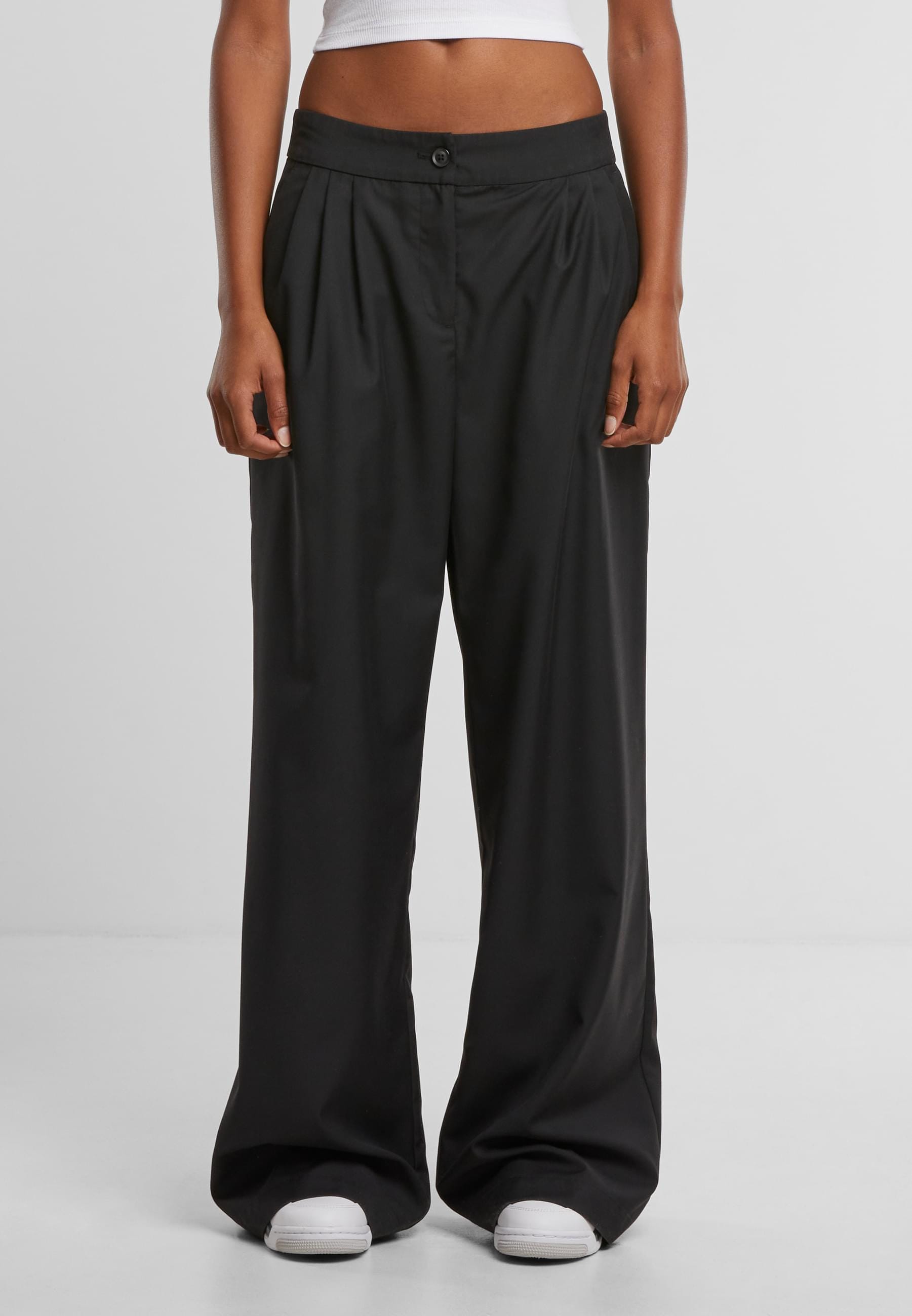 URBAN CLASSICS Stoffhose »Urban Classics Ladies Wide Leg Pants«, (1 tlg.)