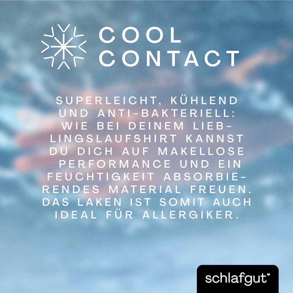 Schlafgut Spannbettlaken »Cool Contact«