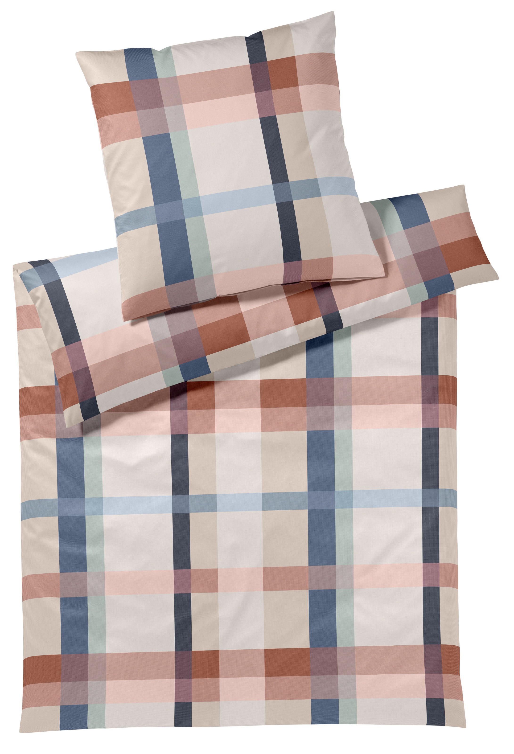 Elegante Bettwäsche "carree" 2 Stk. tlg. angenehmes Hautgefühl günstig online kaufen