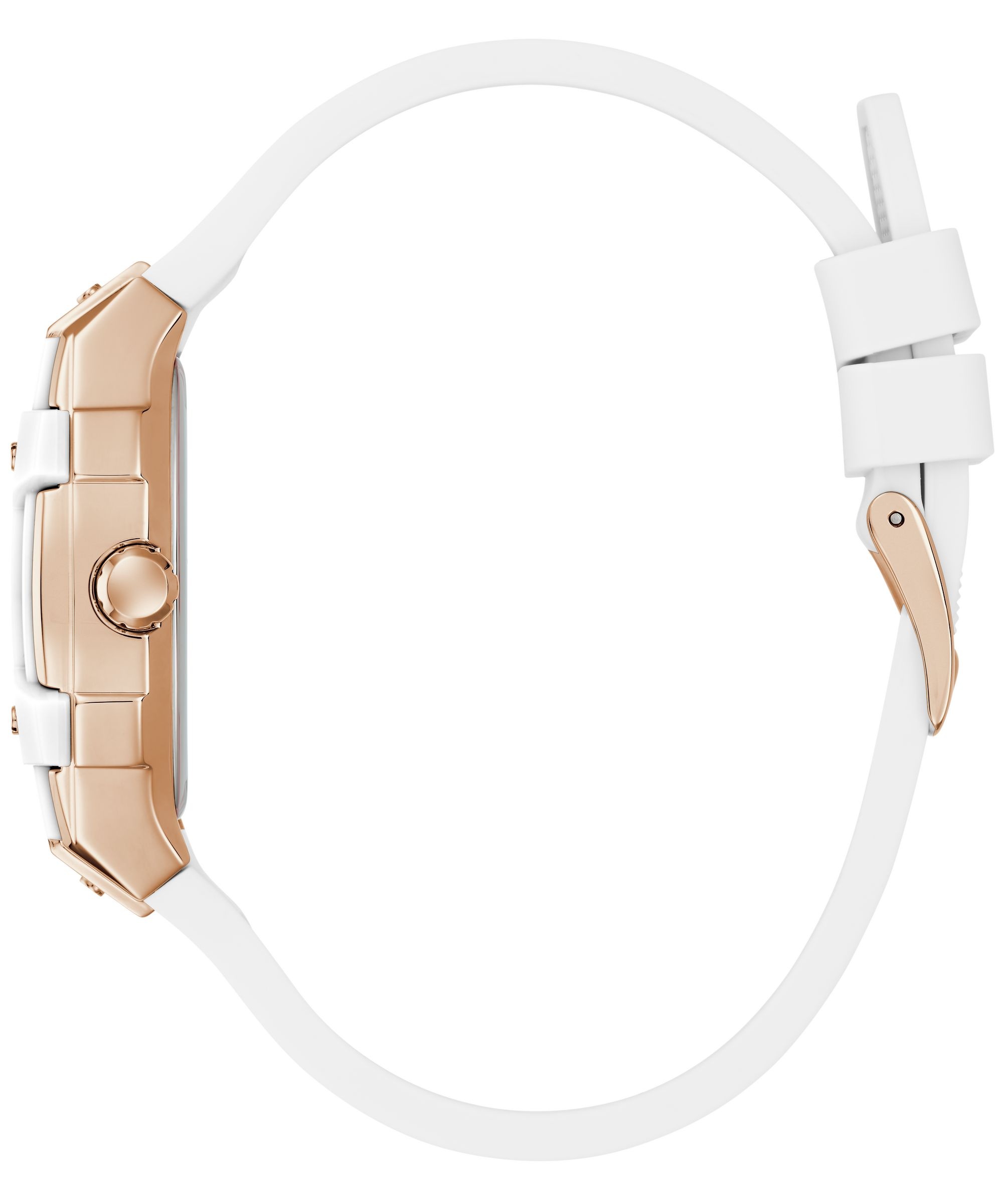 Guess Multifunktionsuhr »PHOENIX« Quarzuhr, Armbanduhr, Damenuhr, Silikonarmband, analog, Wochentag, Tag