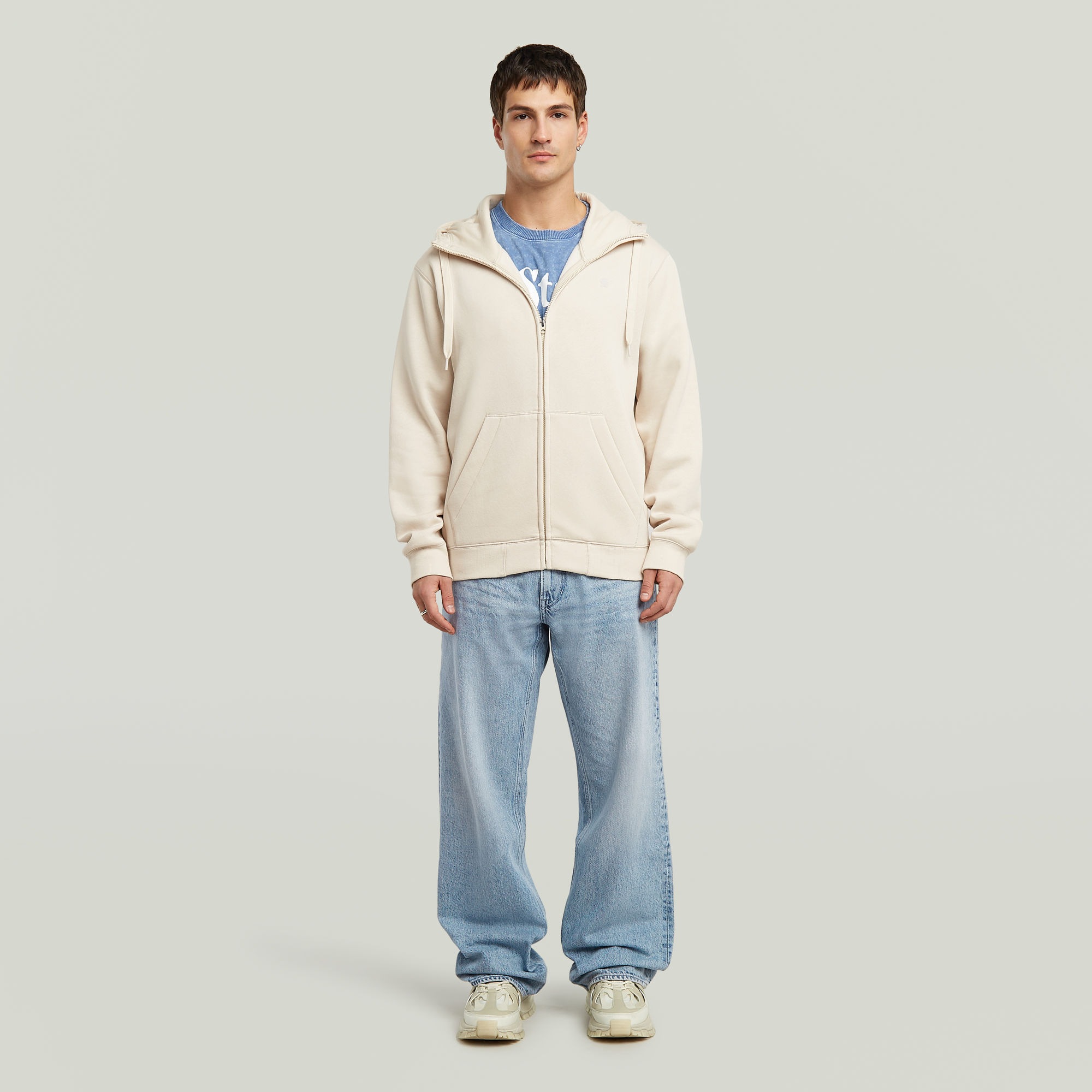 G-STAR Kapuzensweatjacke »Premium Basic Hooded Zip Sweater«