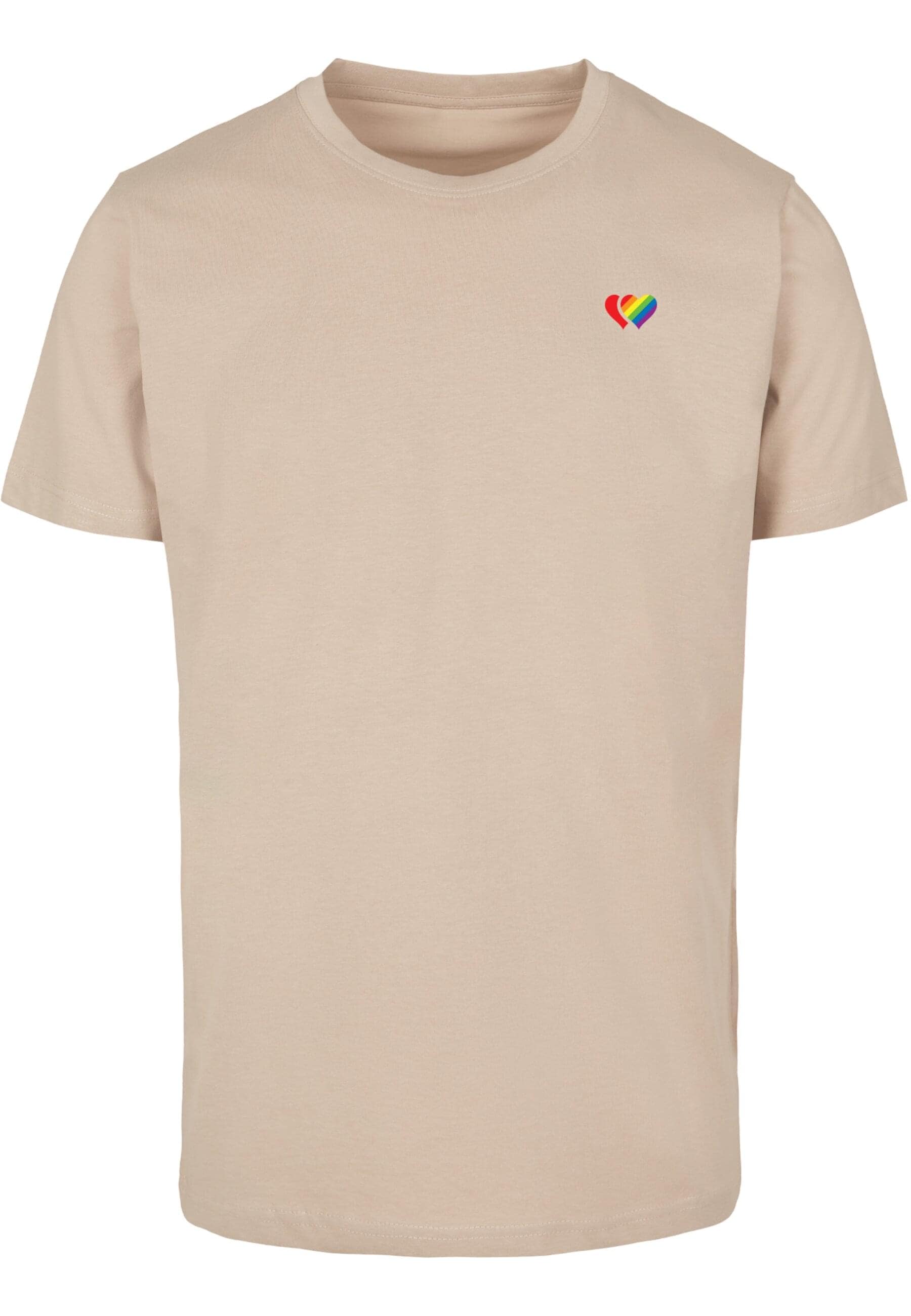 MisterTee T-Shirt "MisterTee Double Hearts Pride Tee" 1 Stk. tlg. günstig online kaufen