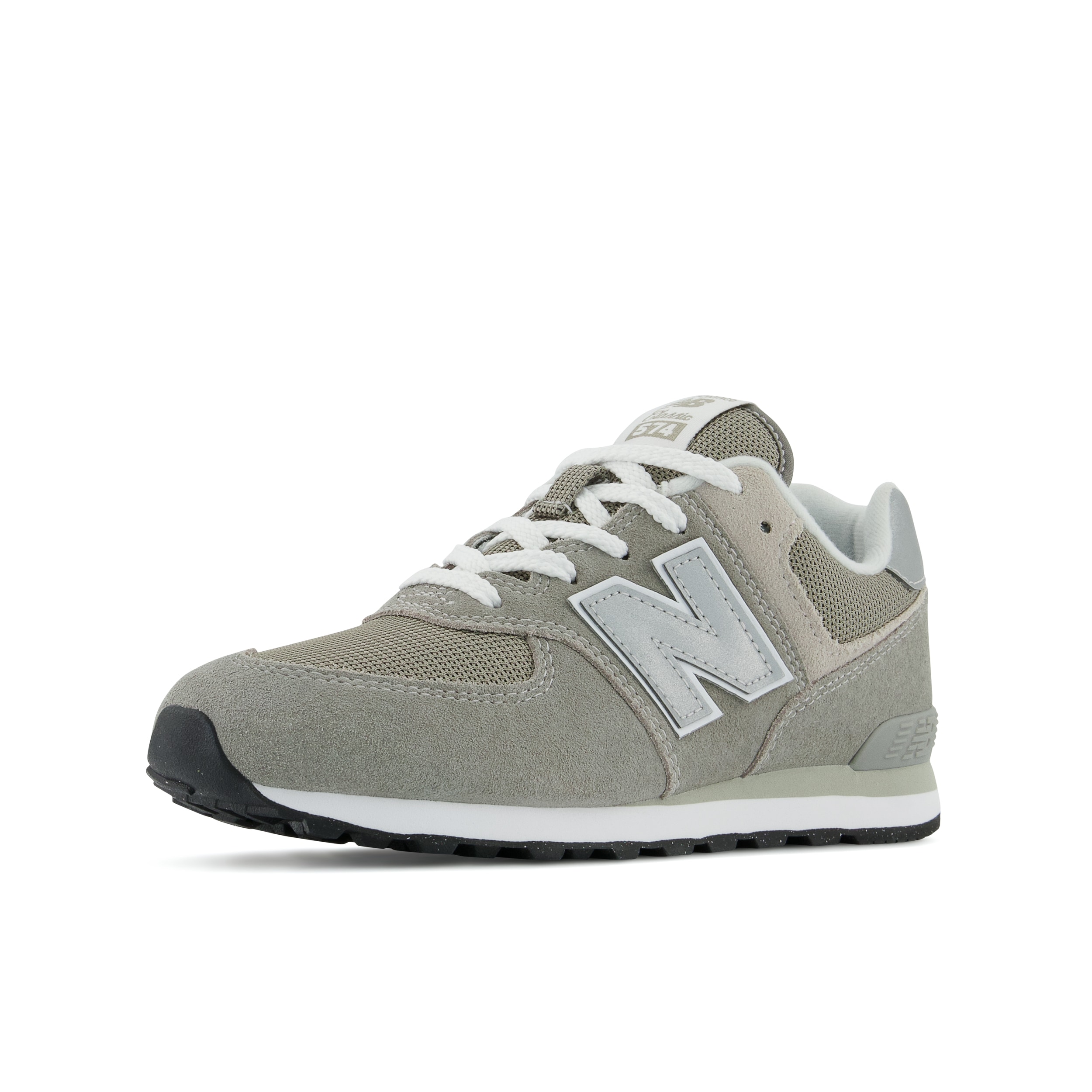 New Balance Sneaker "574" mit niedrigem Schaft, aus Leder und Textil