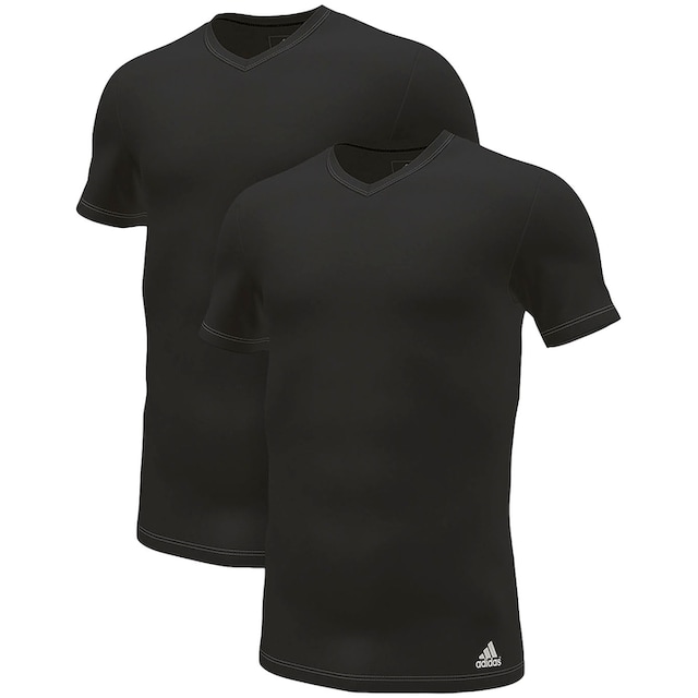 (2er-Pack), BAUR adidas für flexiblem Sportswear mit 4 T-Shirt Stretch | ▷ Unterhemd, V-Neck Way