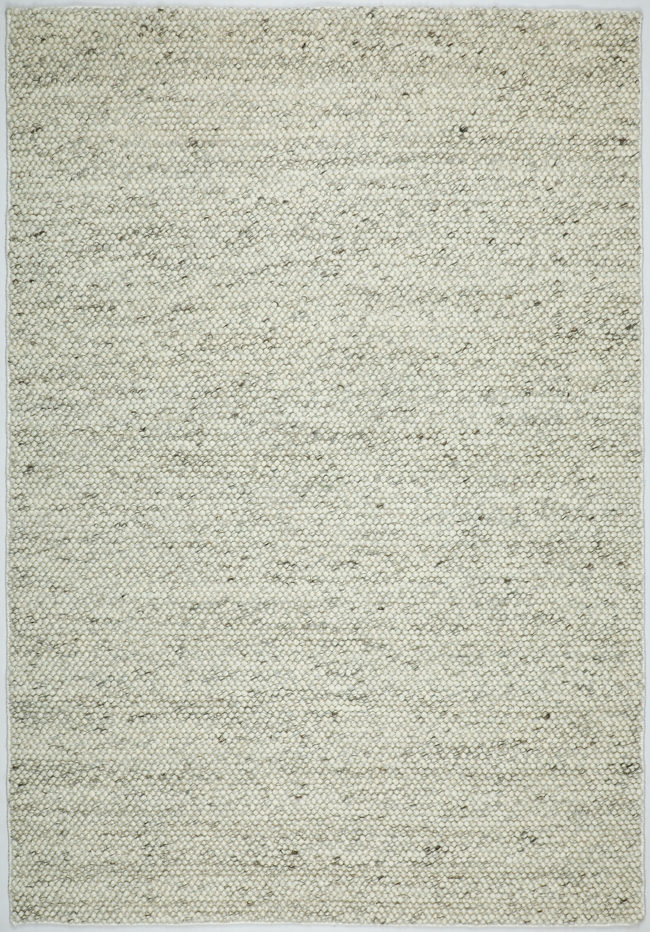 my home Wollteppich "Wolly, Wolle" rechteckig 14 mm Höhe handgewebt, Handwe günstig online kaufen