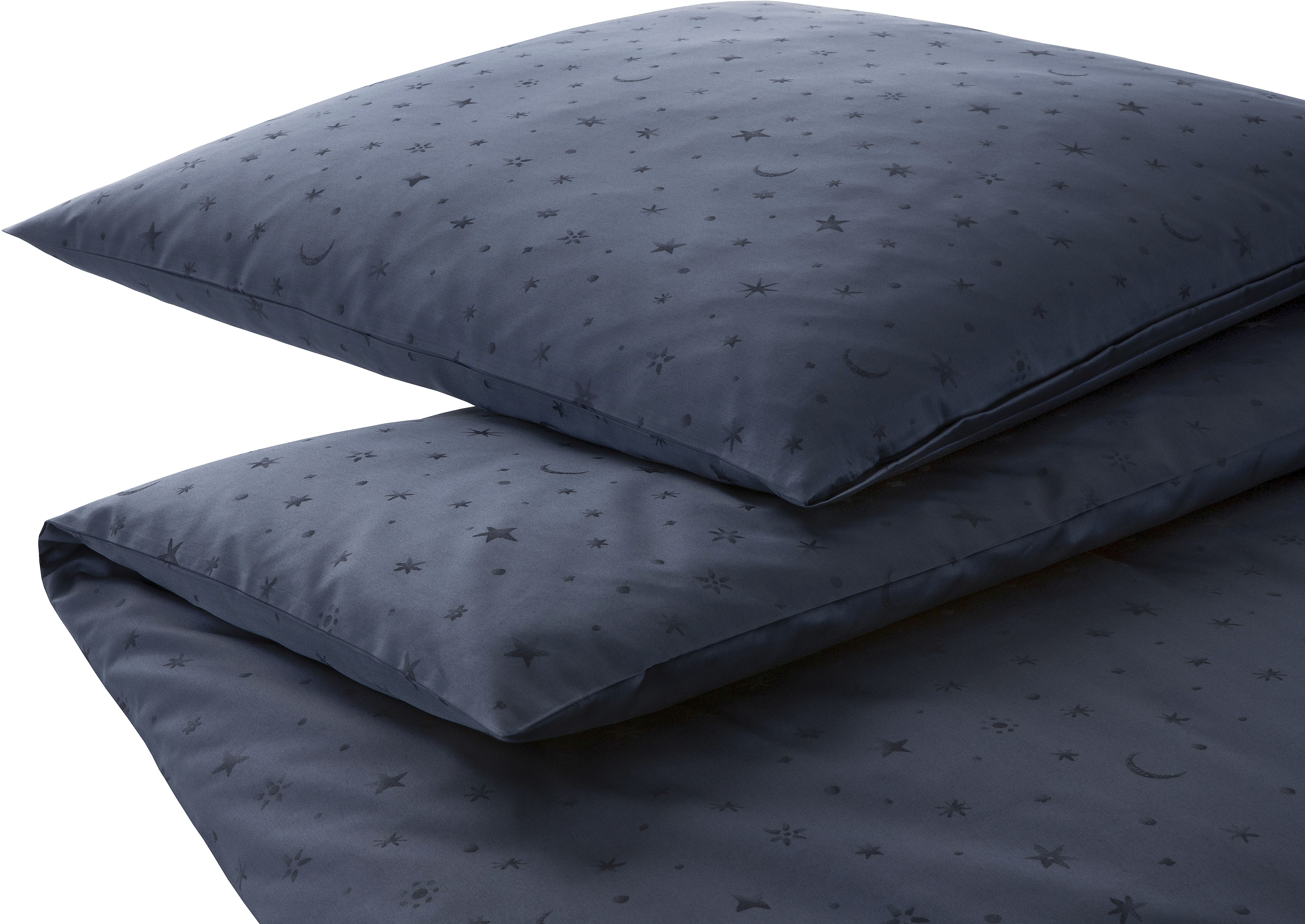 Elegante Bettwäsche "Stars" 2 Stk. angenehmes Hautgefühl