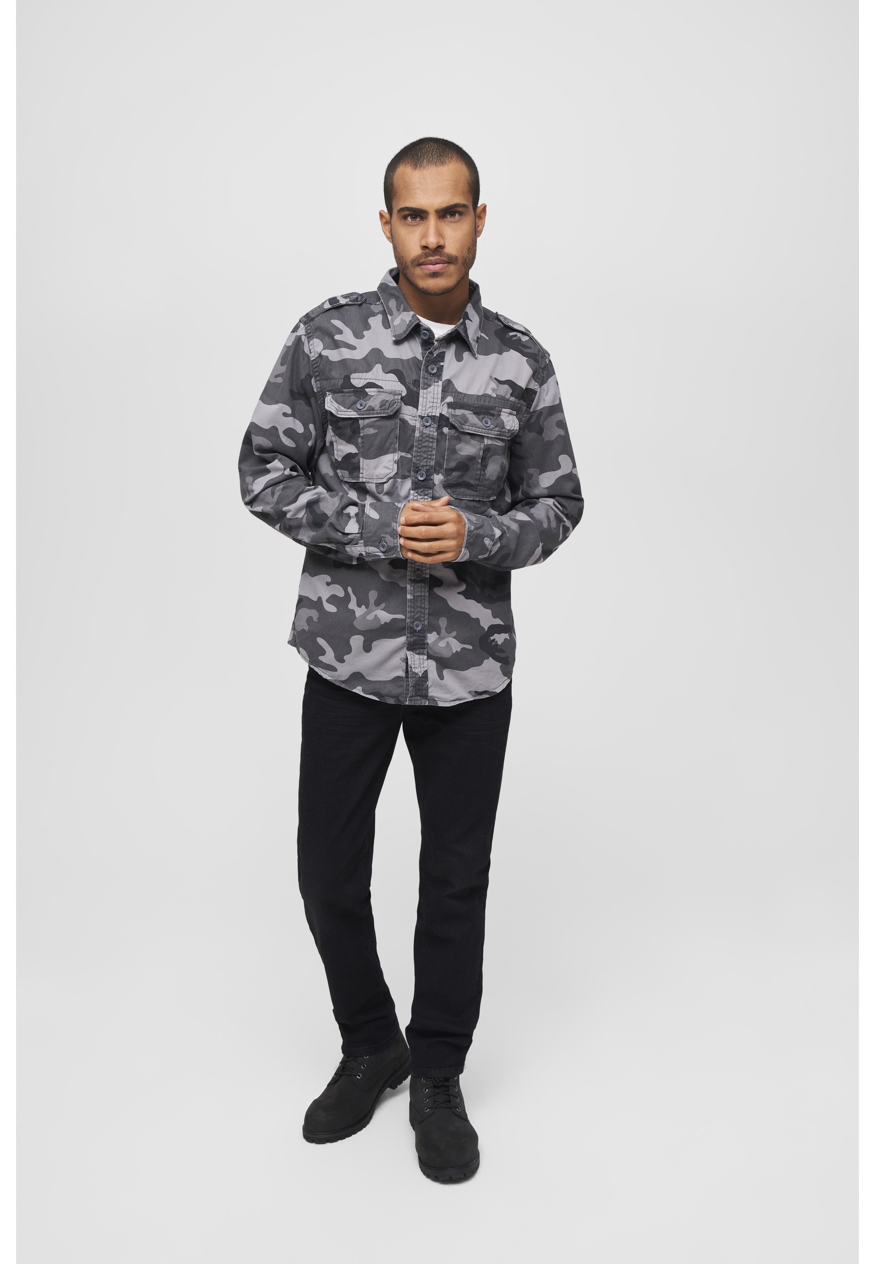 Brandit Langarmhemd »Brandit Herren Vintage Shirt« 1 Stk.