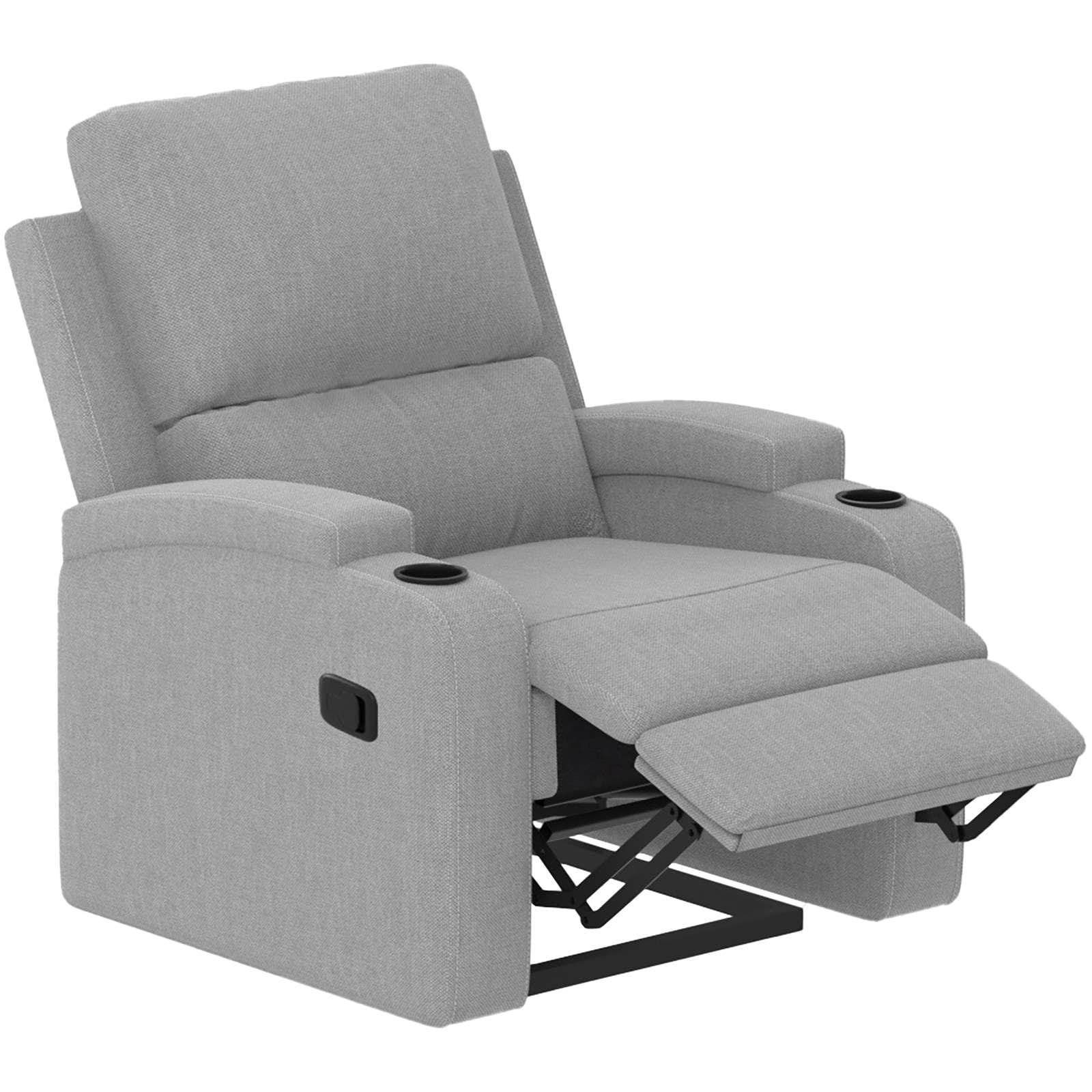 OTTO home Relaxsessel »NAPORI Struktur, Kinosessel, Multimedia-Sessel« TV-Sessel mit manueller u elektrischer Relaxfunktion u. Getränkehalter