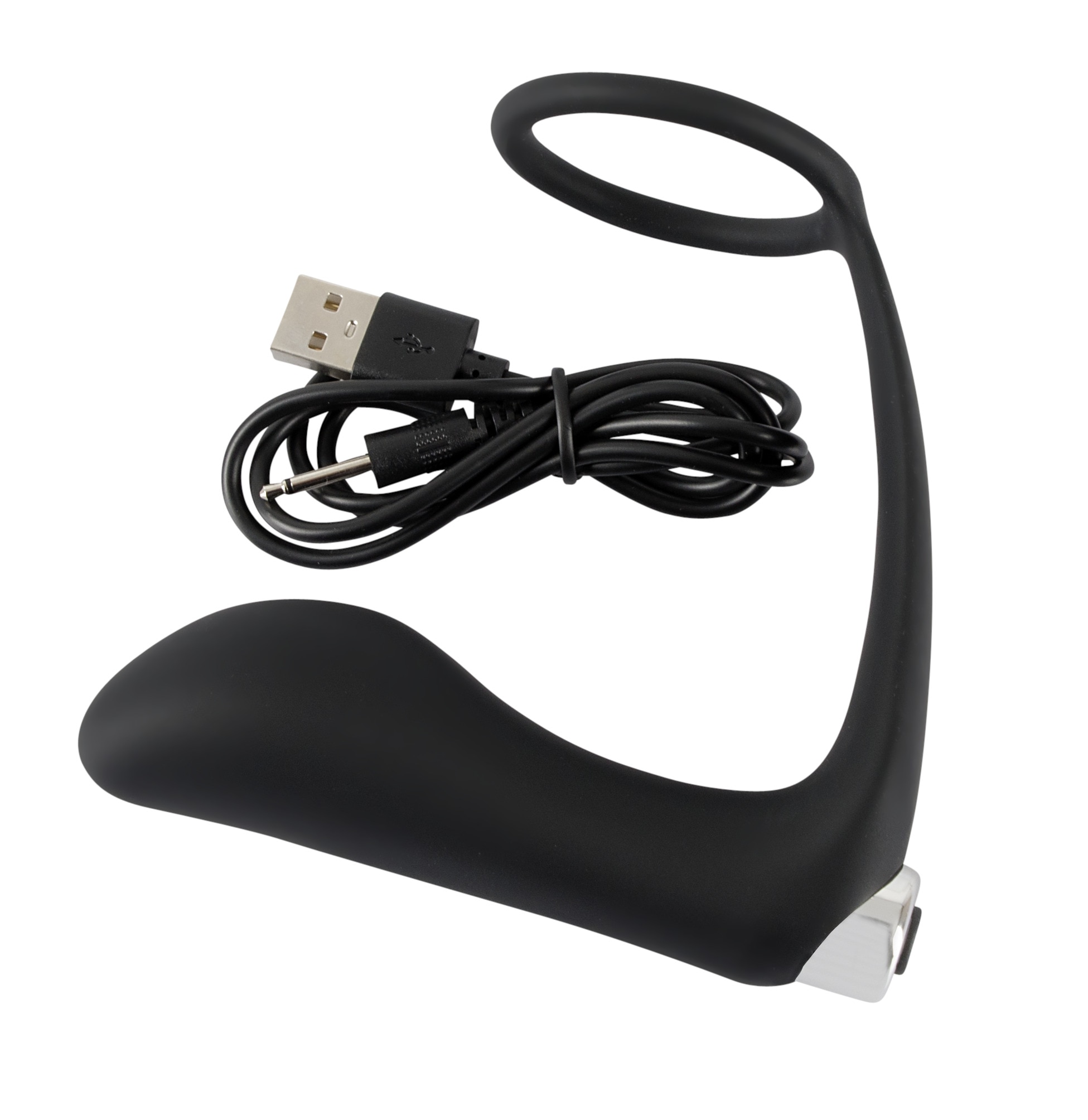 BLACK VELVETS Anal-Stimulator »Analplug mit Penisring Vibrating Ring & Plug« ()