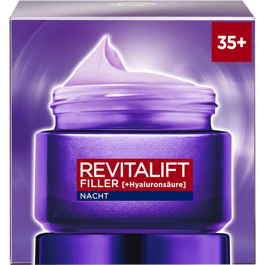 L'ORÉAL PARIS Nachtcreme »Revitalift Filler Nachtpflege«