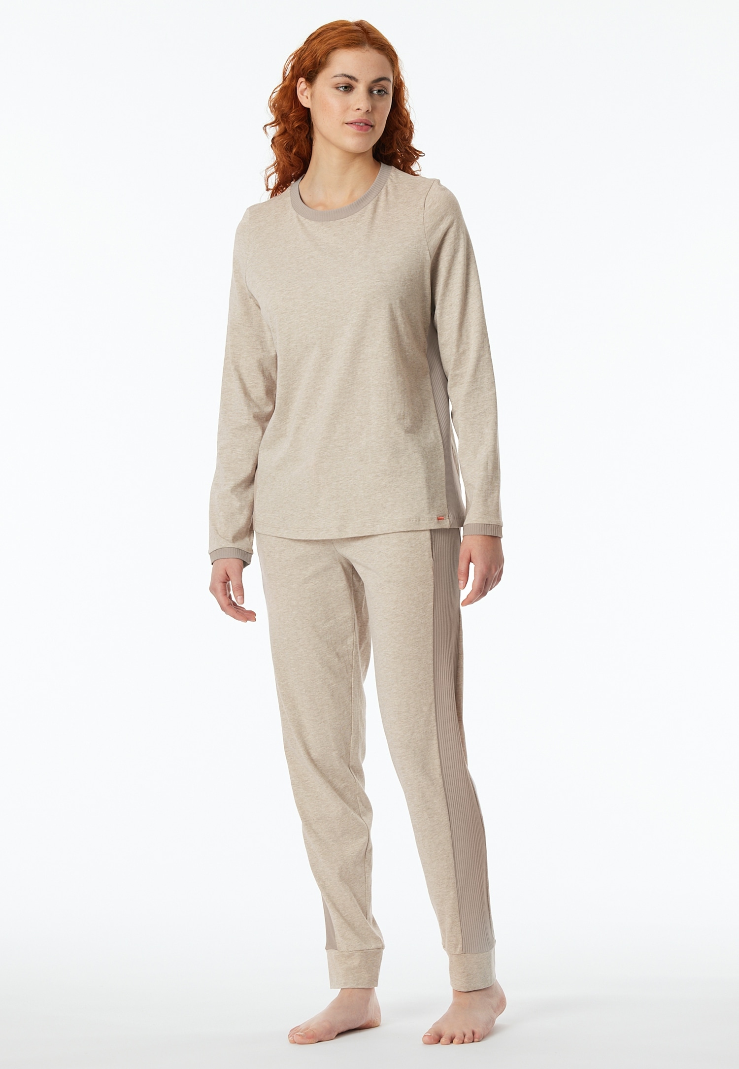 Schiesser Pyjama ""Casual Nightwear"", (2 tlg.), mit lässigem Loose-Fit-Schnitt