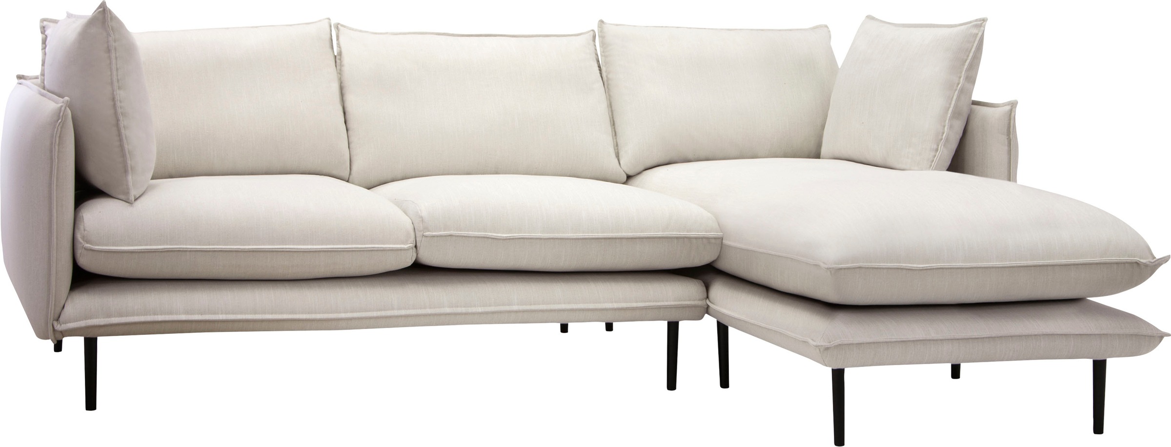 Thumbnail - Home affaire Ecksofa "Somba L-Form" mit dickem Keder, Ottomane wahlweise links oder rechts