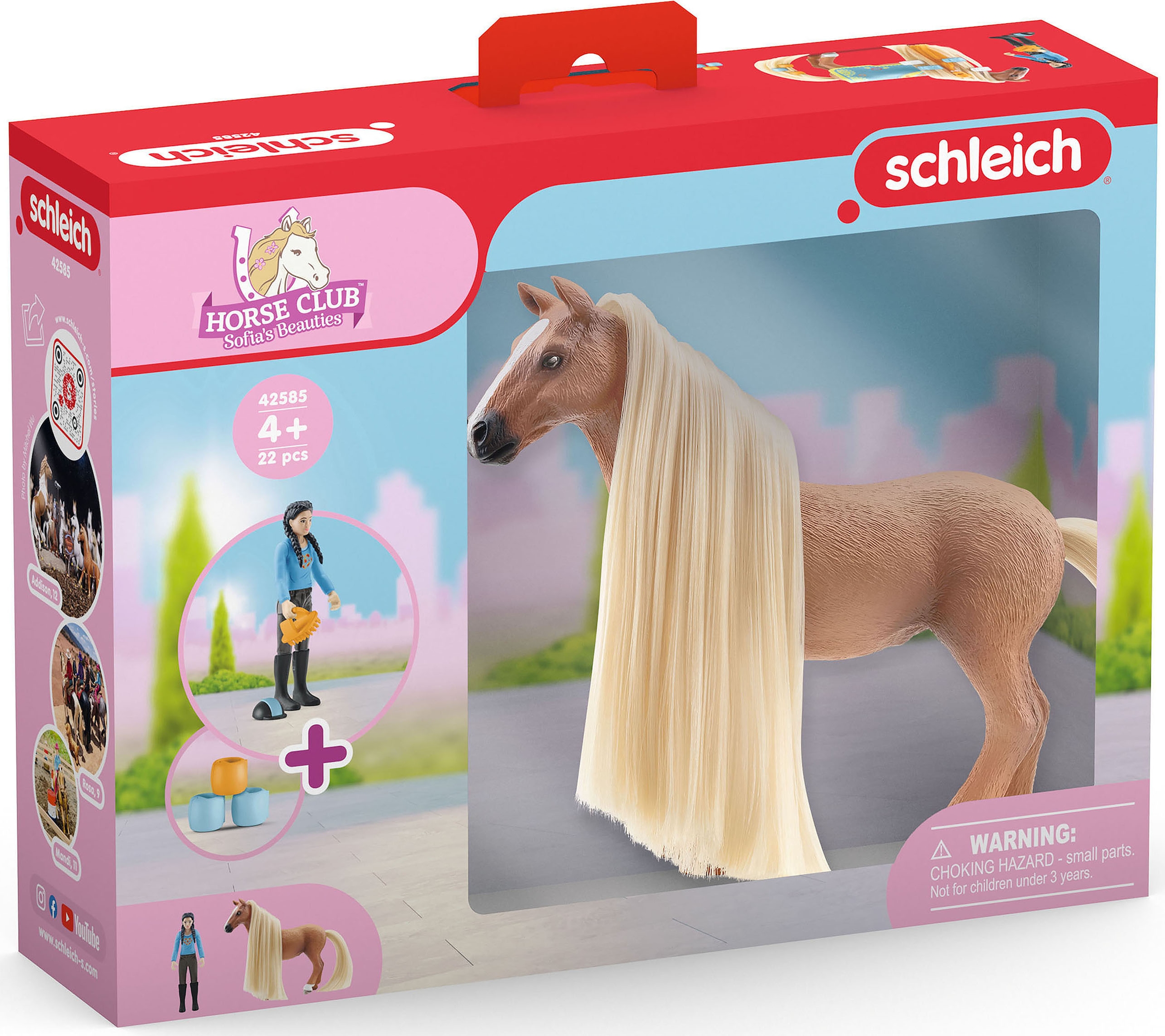 Schleich® Spielfigur »HORSE CLUB, Kim & Caramelo Starter Set (42585)«