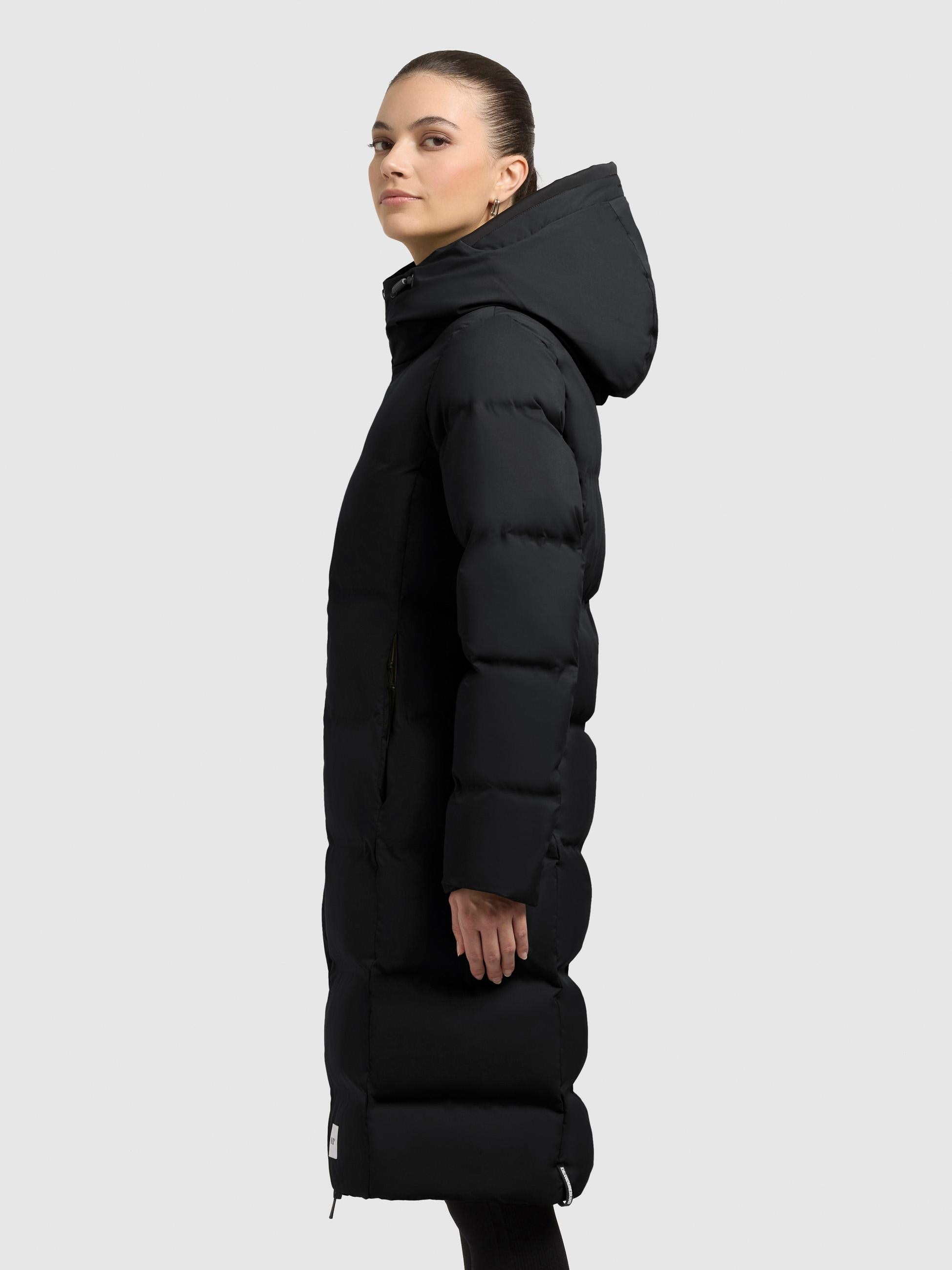 khujo Steppmantel »Finnie3« Warmer Damen Wintermantel mit großer Kapuze