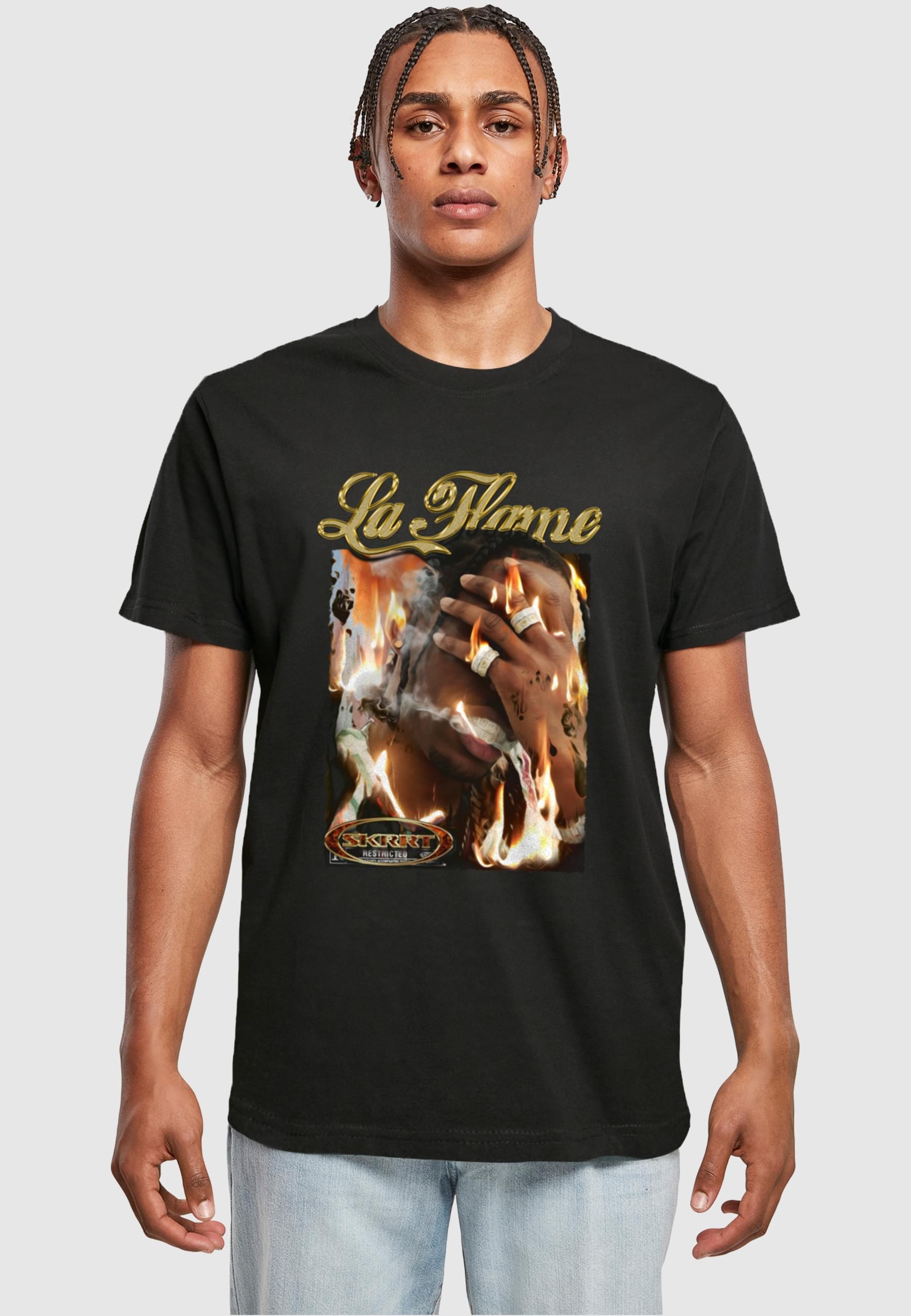 MisterTee T-Shirt "MisterTee Herren La Flame Tee" günstig online kaufen