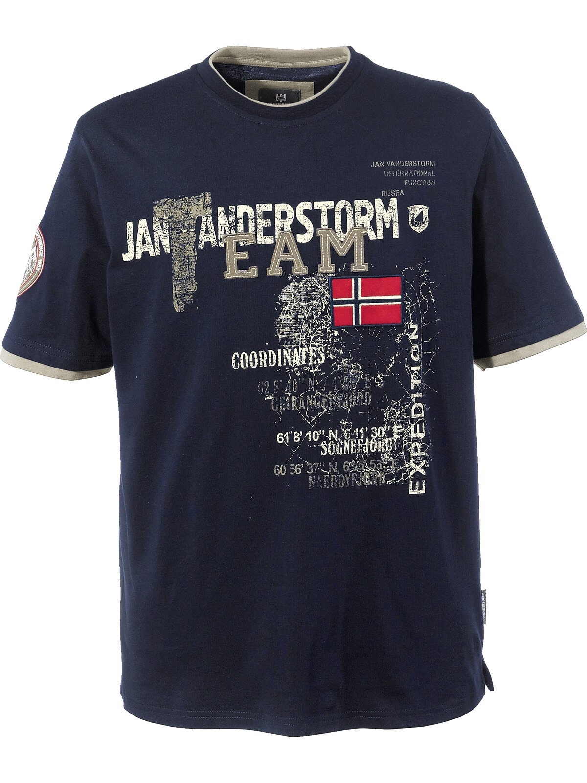 Jan Vanderstorm T-Shirt »T-Shirt SÖLVE«