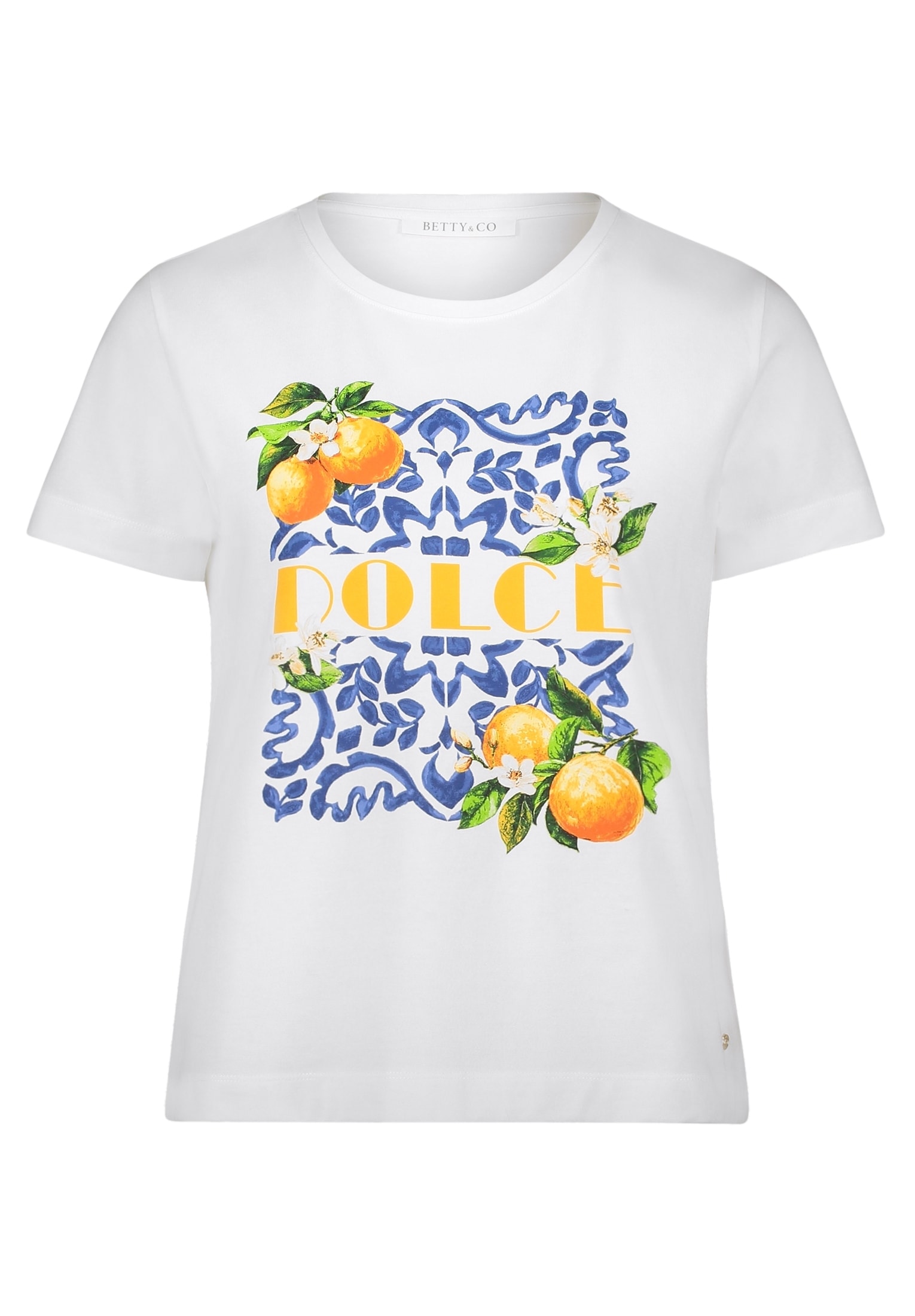 Betty&Co Kurzarmshirt »Damen mit Print« 1