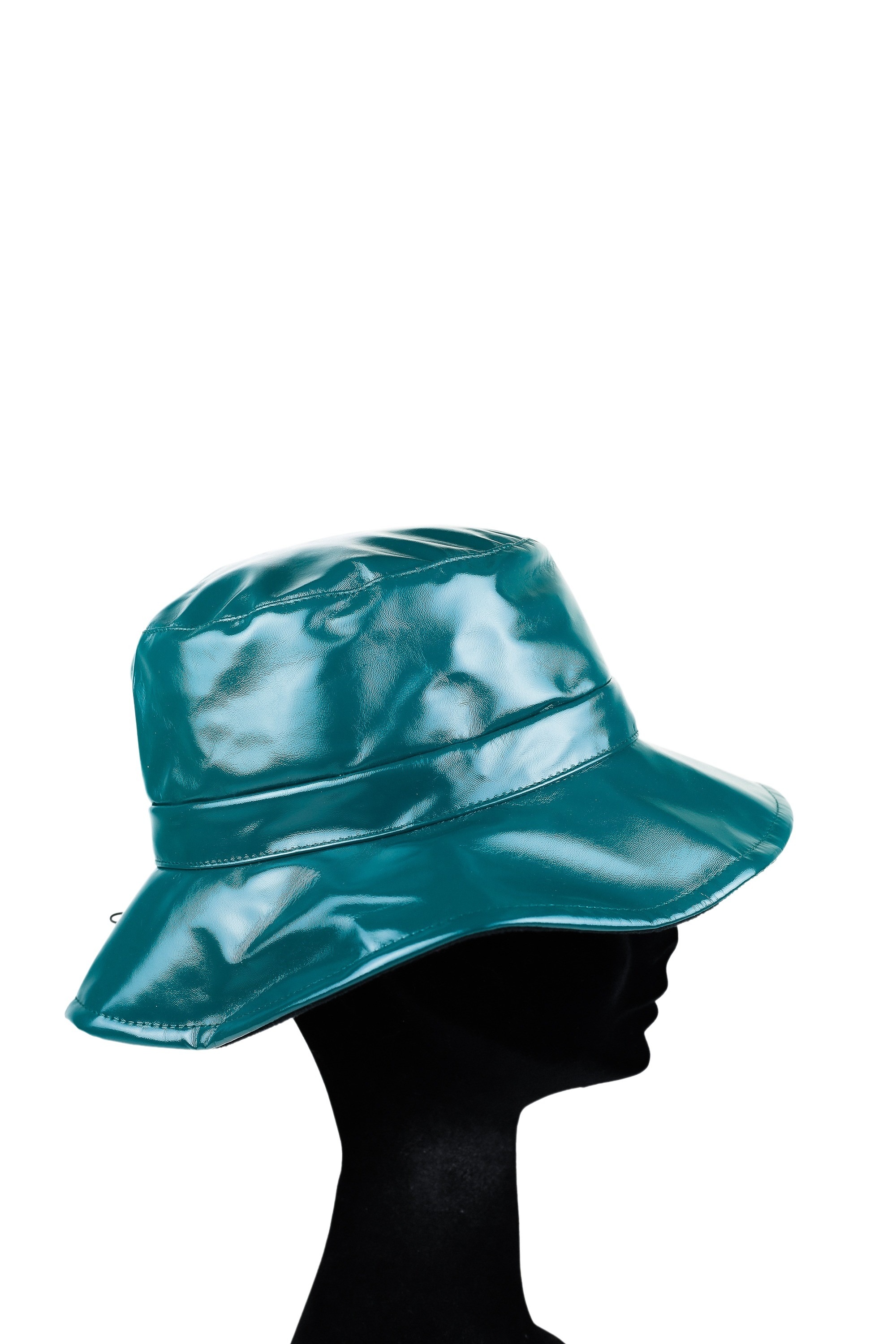 COLLEZIONE ALESSANDRO Fischerhut »Urban«, (1 St.), im Lack-Look, Made in Italy