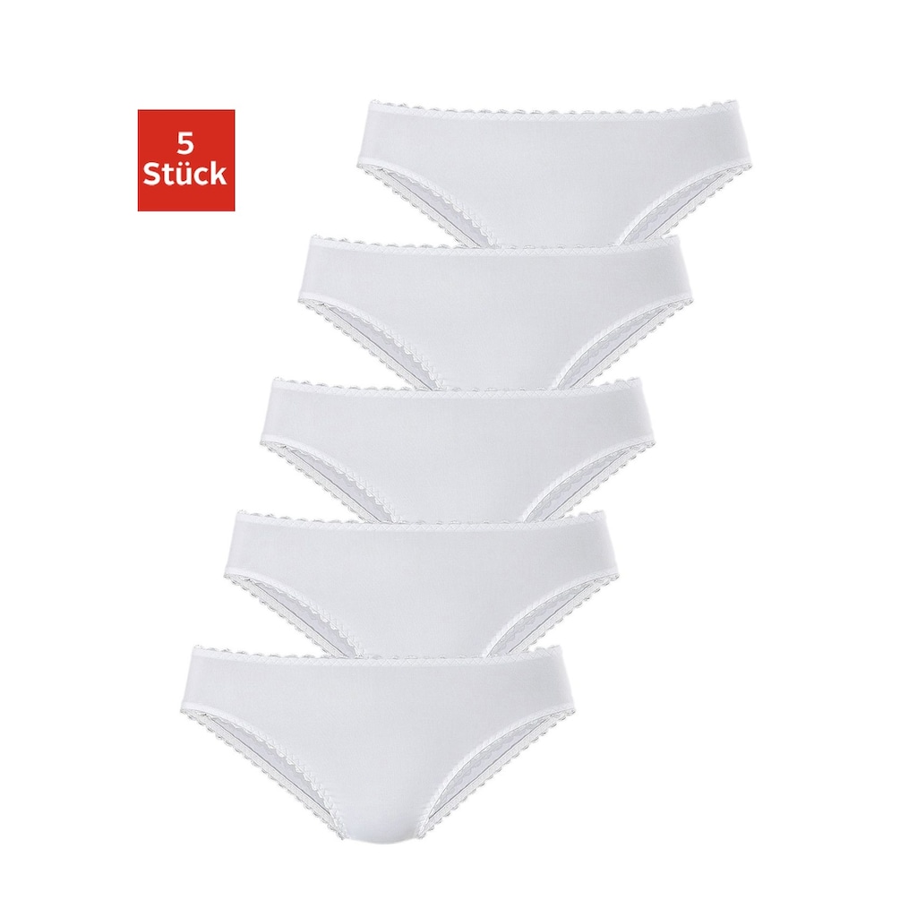 petite fleur Jazz-Pants Slips, (Packung, 5 St.), aus weicher Microfaser